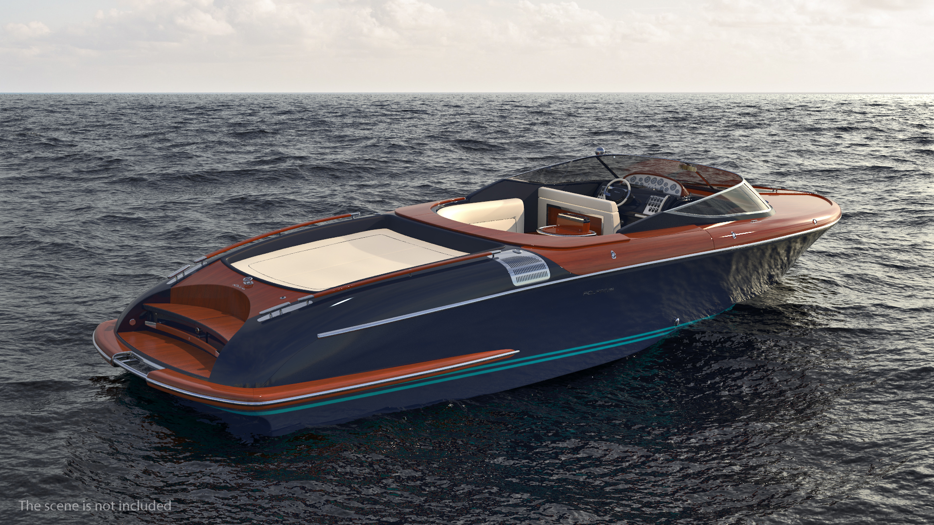 3D model Riva Aquariva Super YANMAR 8LV