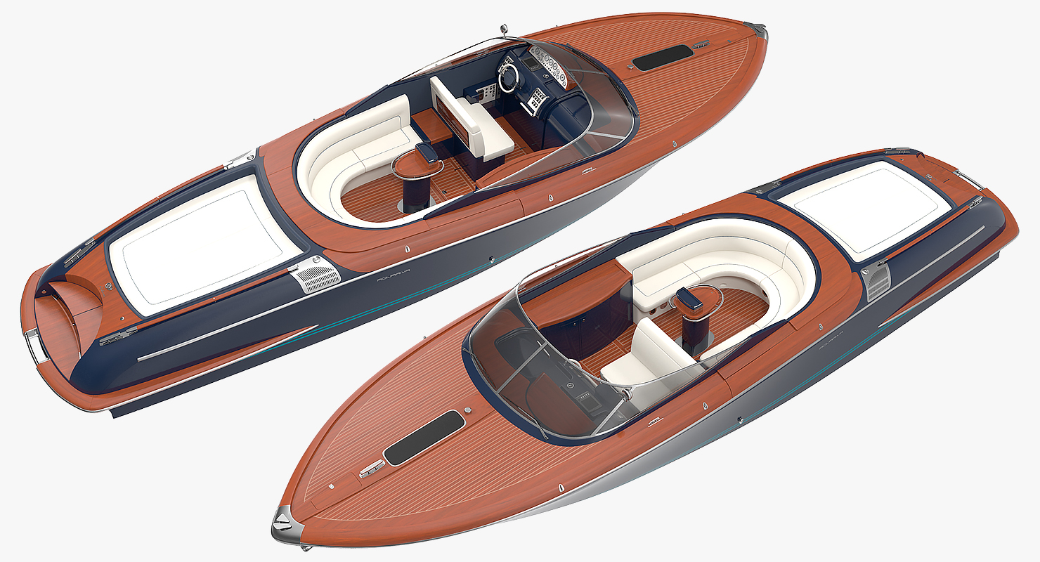 3D model Riva Aquariva Super YANMAR 8LV