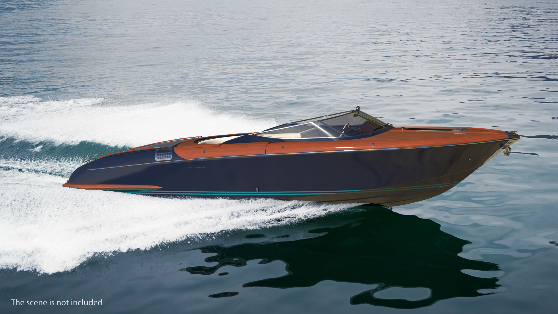 3D model Riva Aquariva Super YANMAR 8LV
