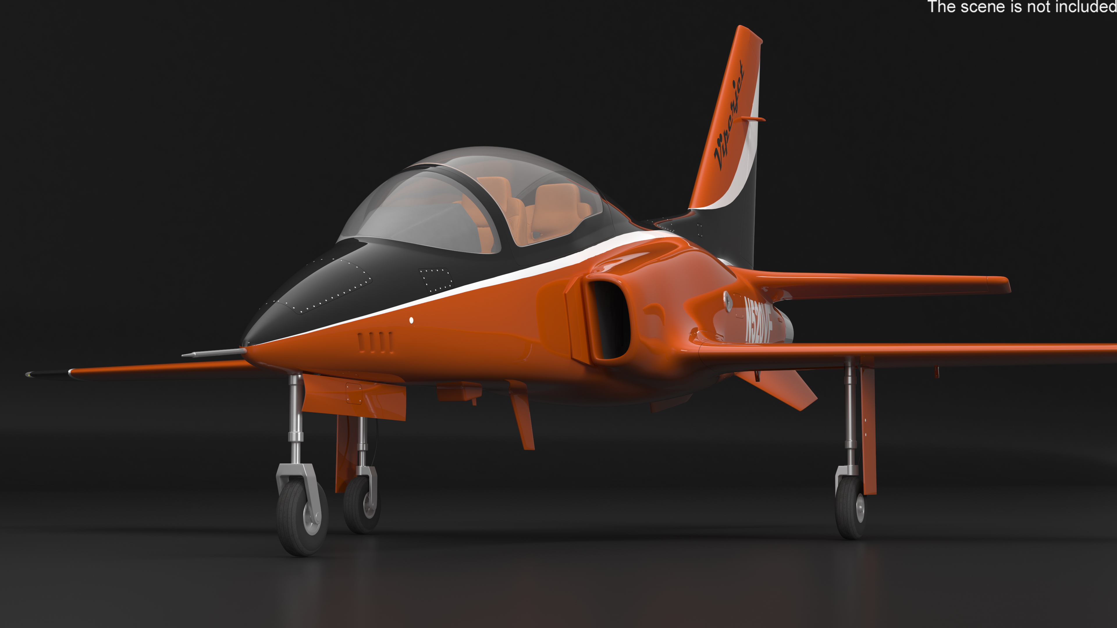 3D Single-Engine Sport Aircraft ViperJet Rigged for Maya model