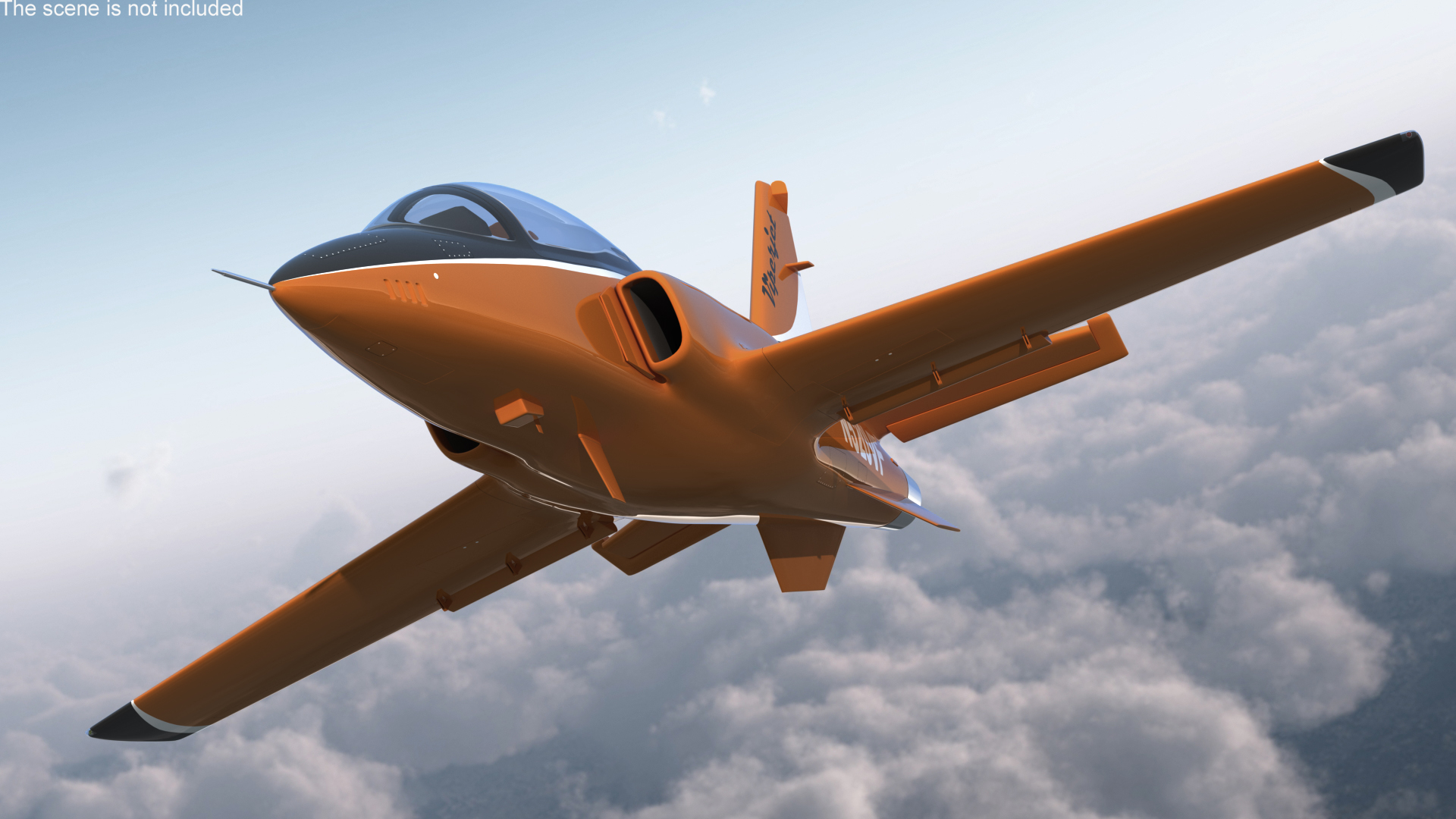 3D Single-Engine Sport Aircraft ViperJet Rigged for Maya model