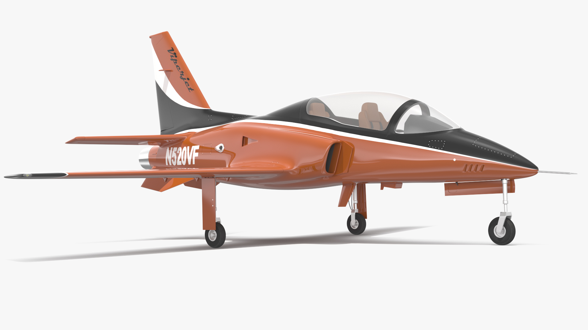 3D Single-Engine Sport Aircraft ViperJet Rigged for Maya model