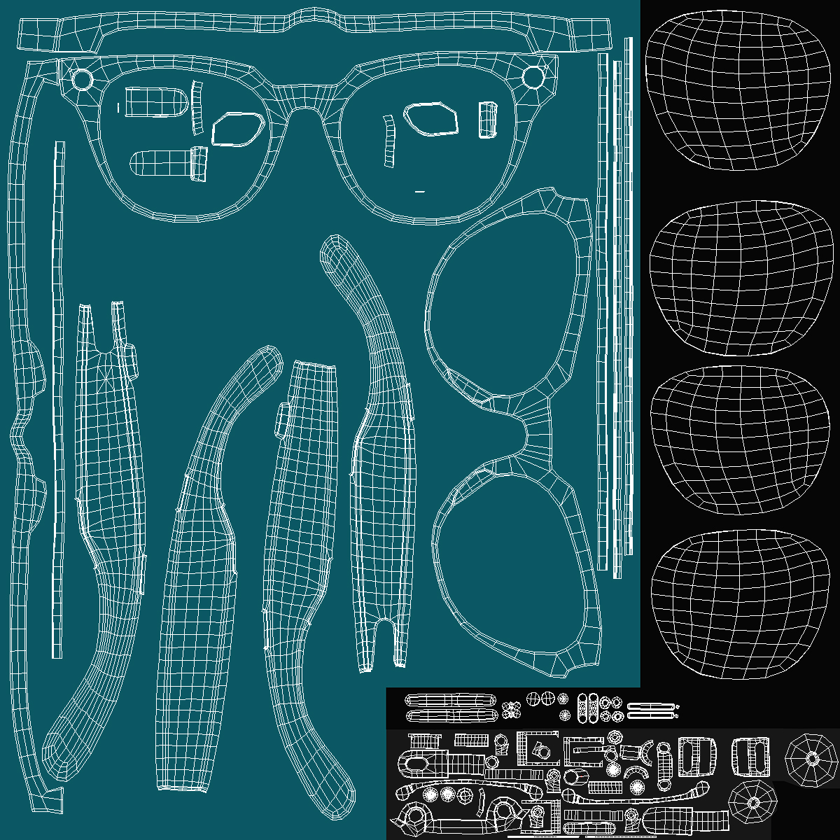 Classic Style Smart Glasses 3D