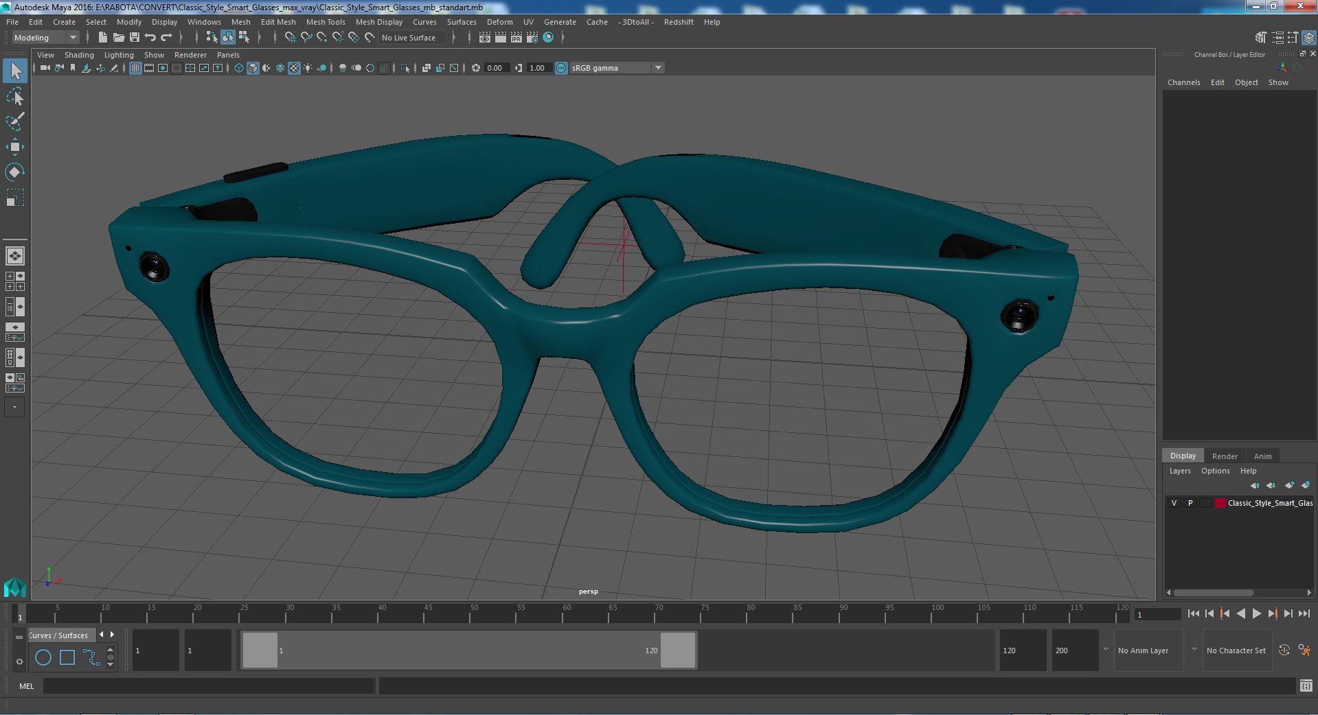 Classic Style Smart Glasses 3D