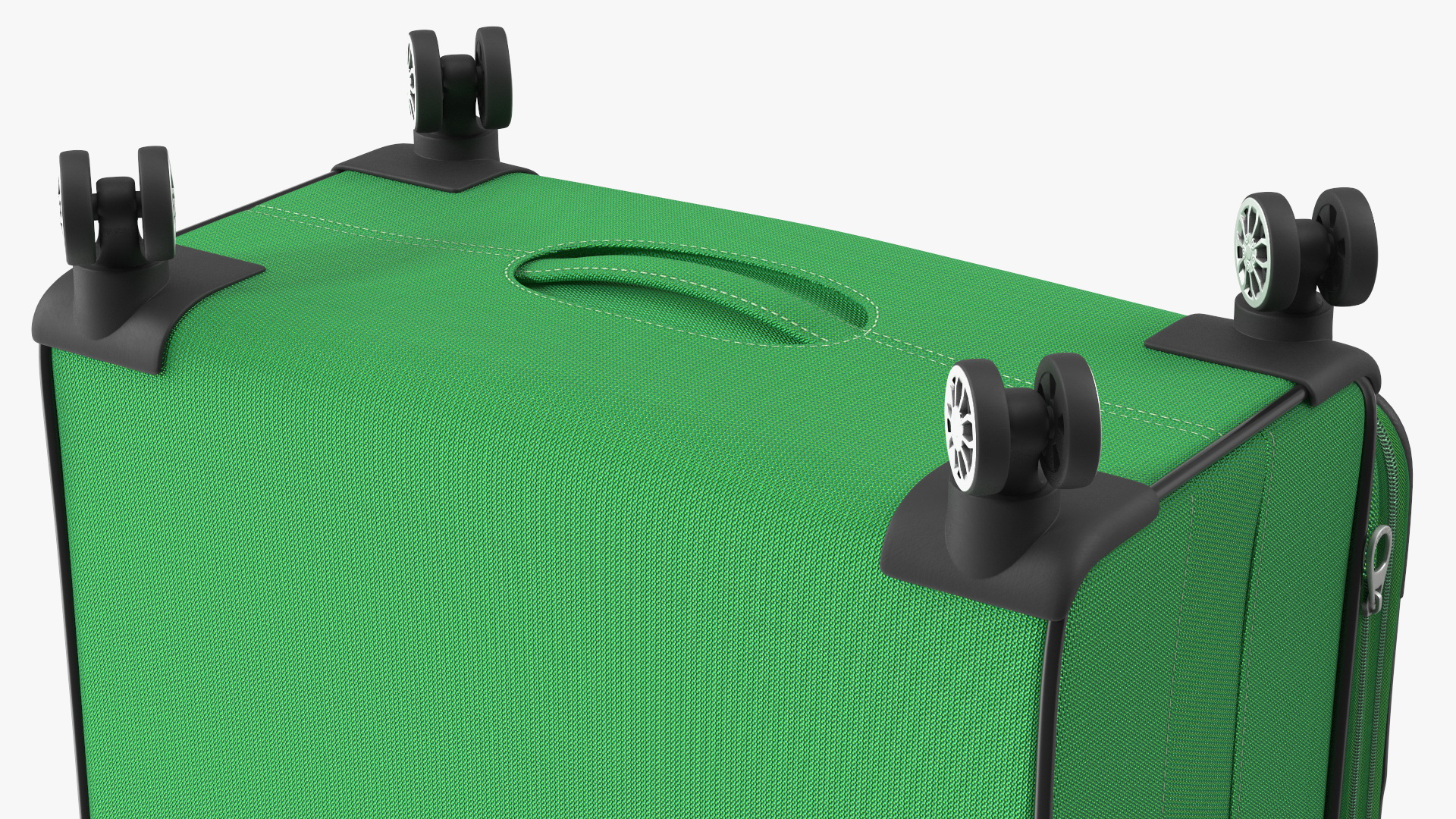 3D model Softside Rolling Luggage Green