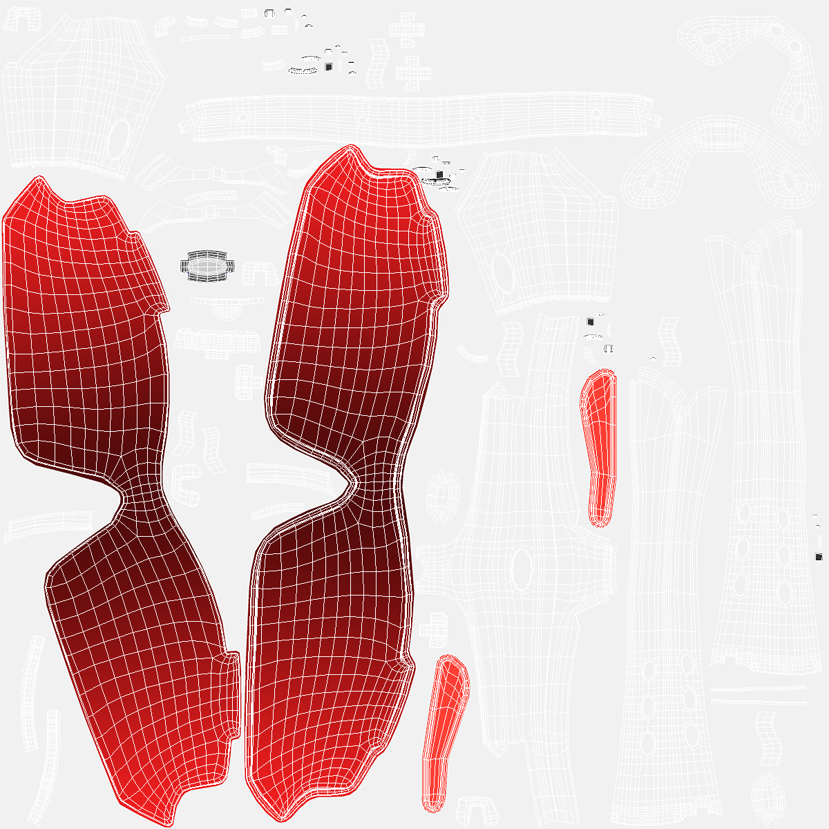 3D model Sport Red Eyeglasses