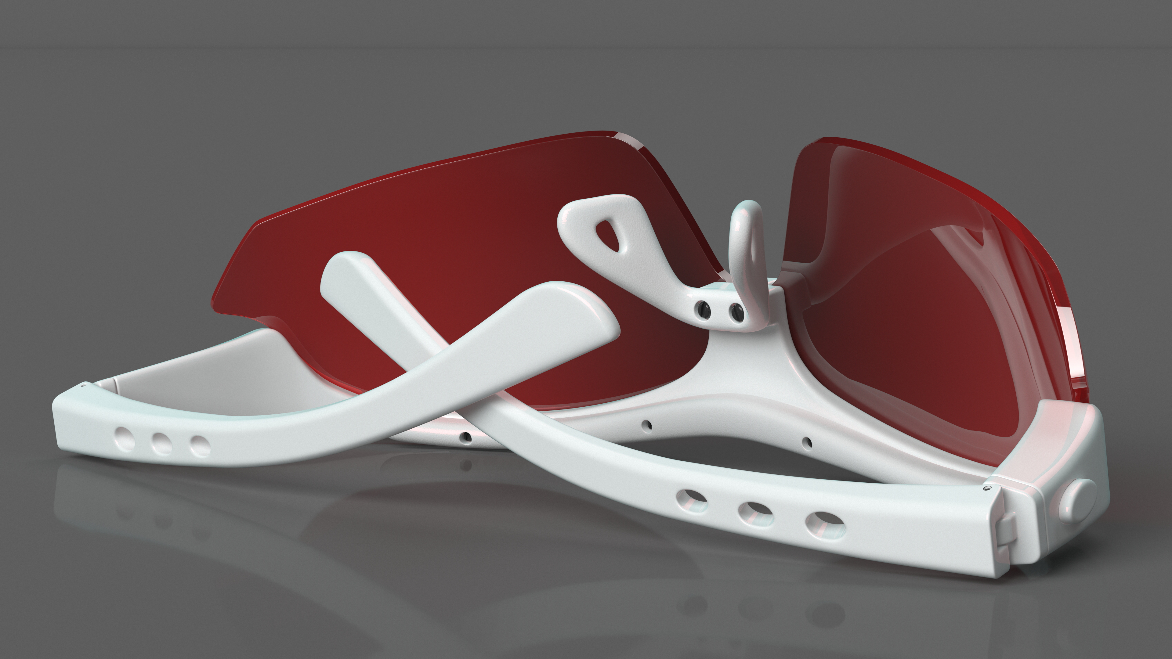 3D model Sport Red Eyeglasses