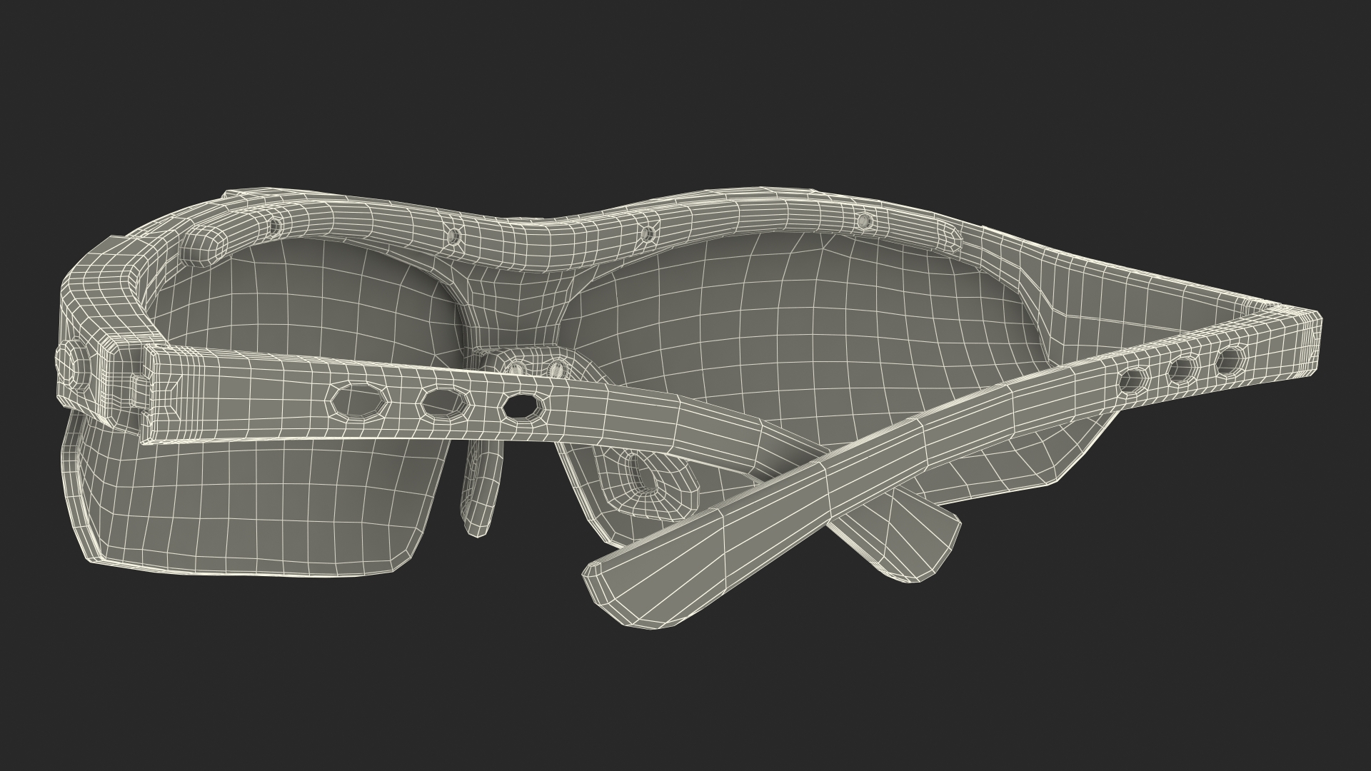 3D model Sport Red Eyeglasses