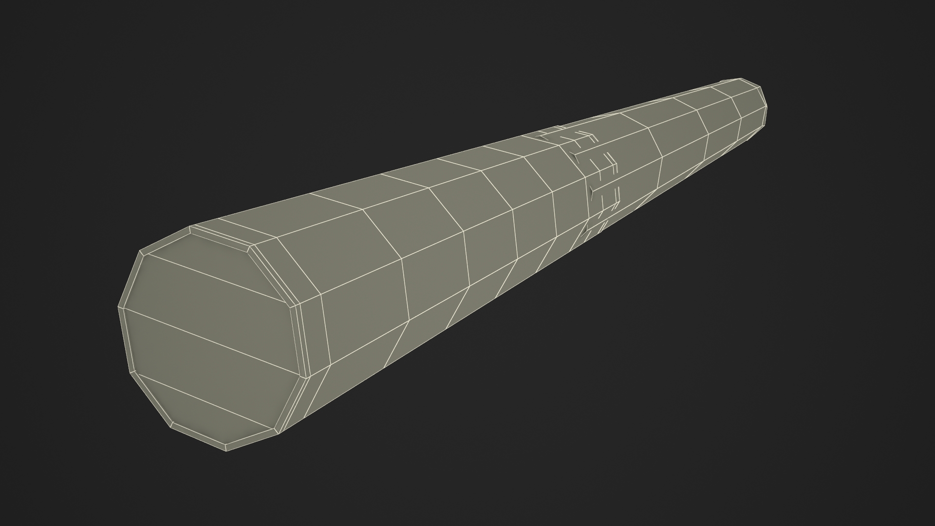 3D model Filtered Small Cigar