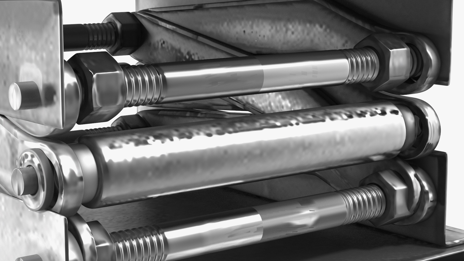 Stainless Steel Lab Jack 3D model