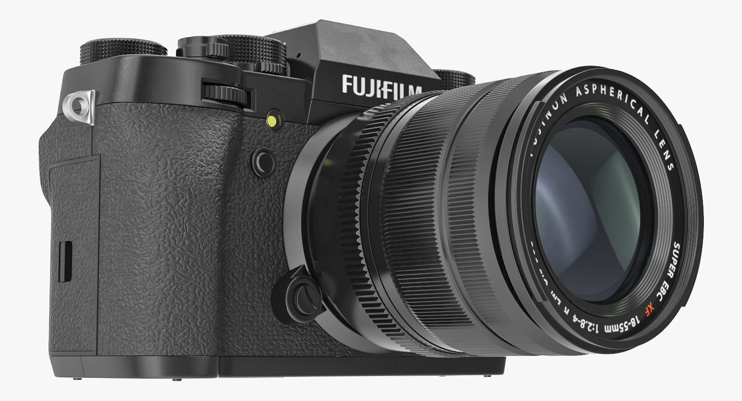 3D Digital Camera Fuji X T2 Rigged
