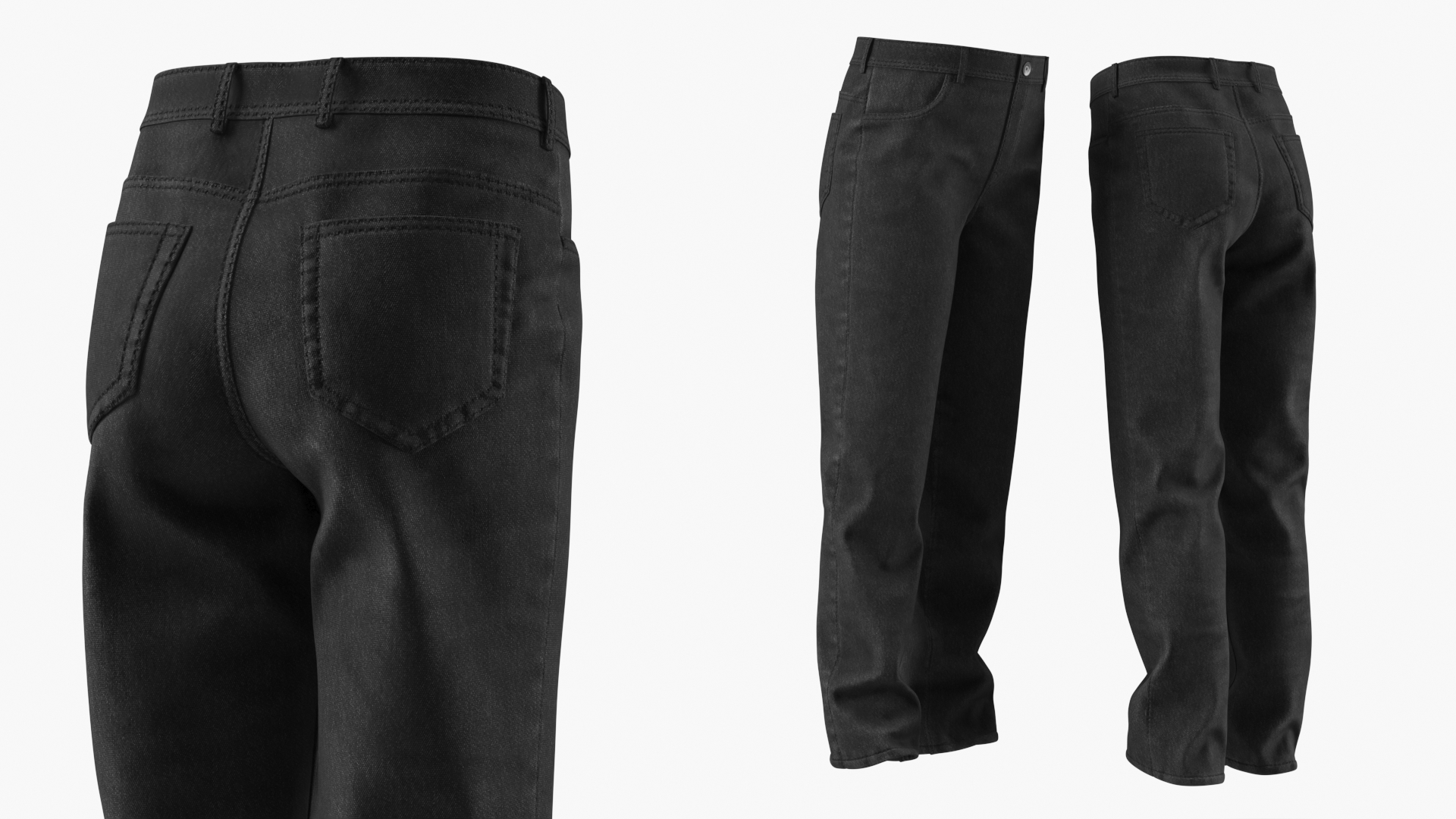 Mens and Boys Jeans Set Dark Gray - view 6