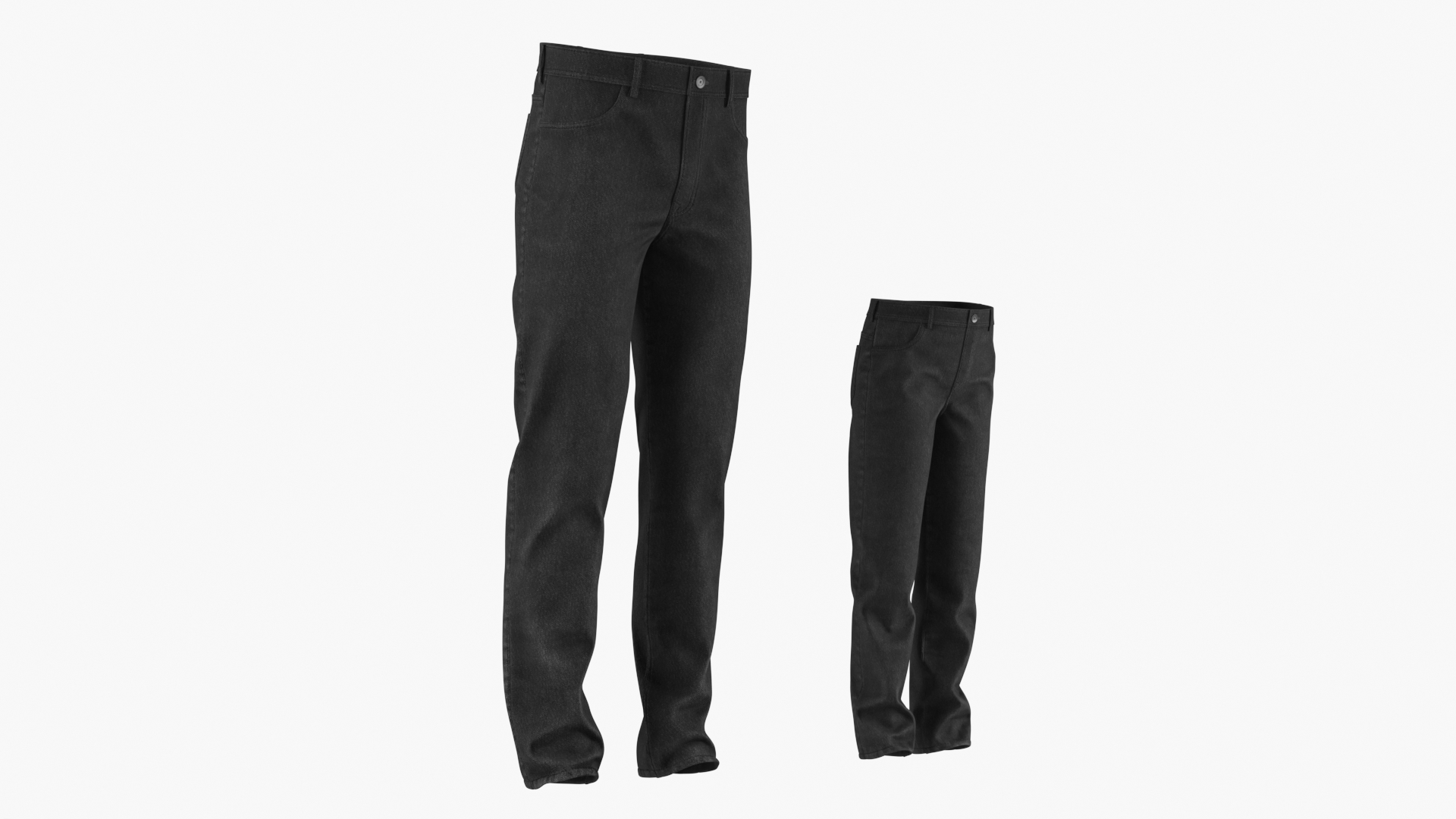 Mens and Boys Jeans Set Dark Gray - view 2