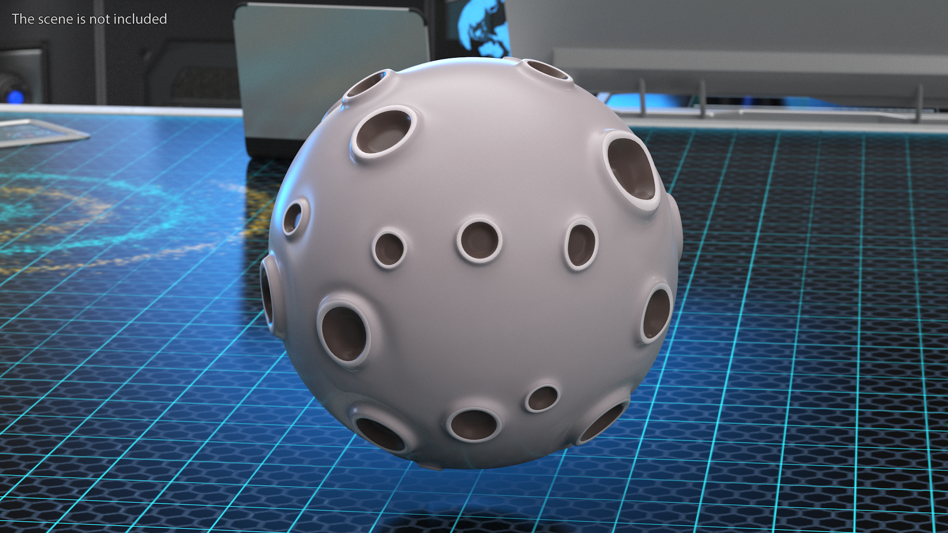 Cartoon Planet Moon 3D model