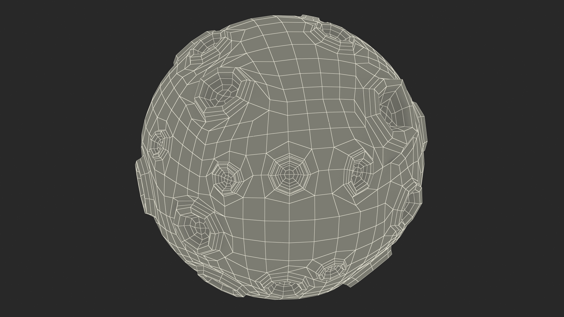 Cartoon Planet Moon 3D model