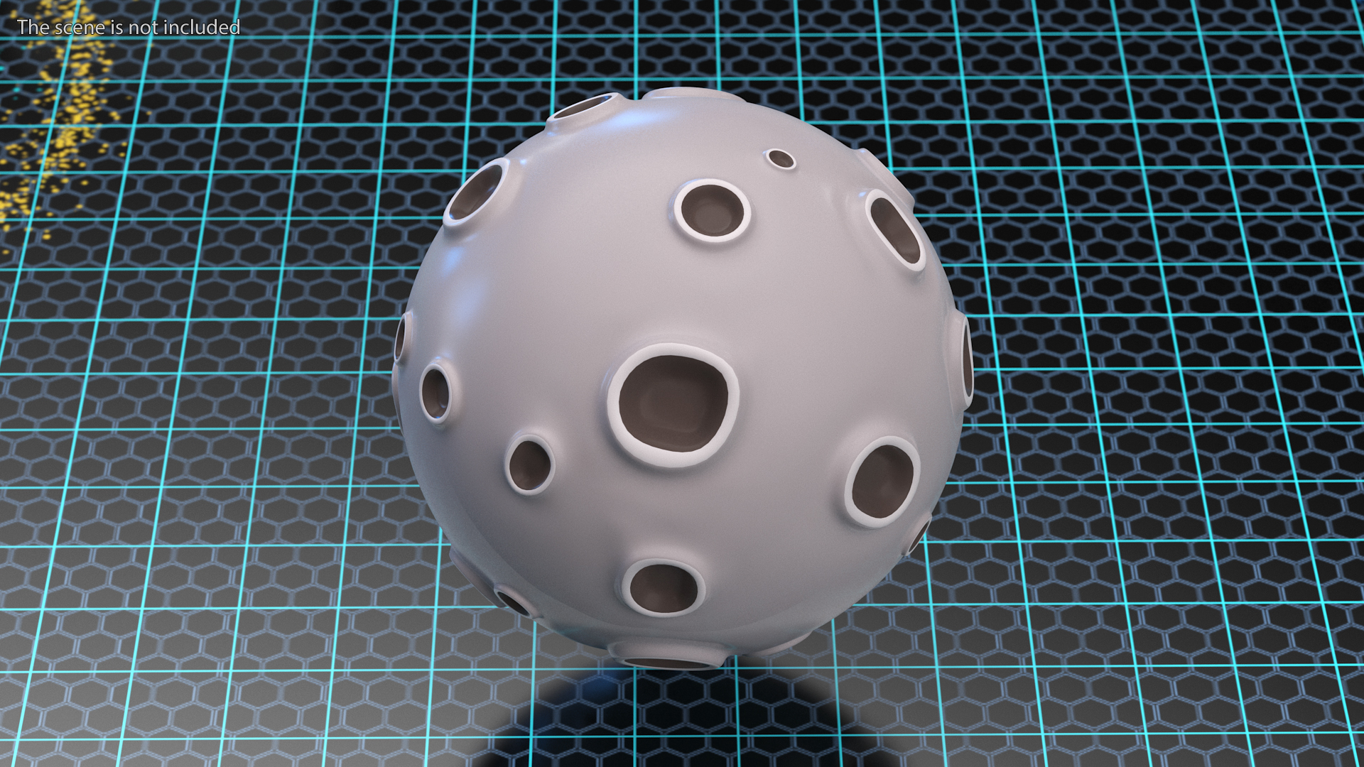 Cartoon Planet Moon 3D model