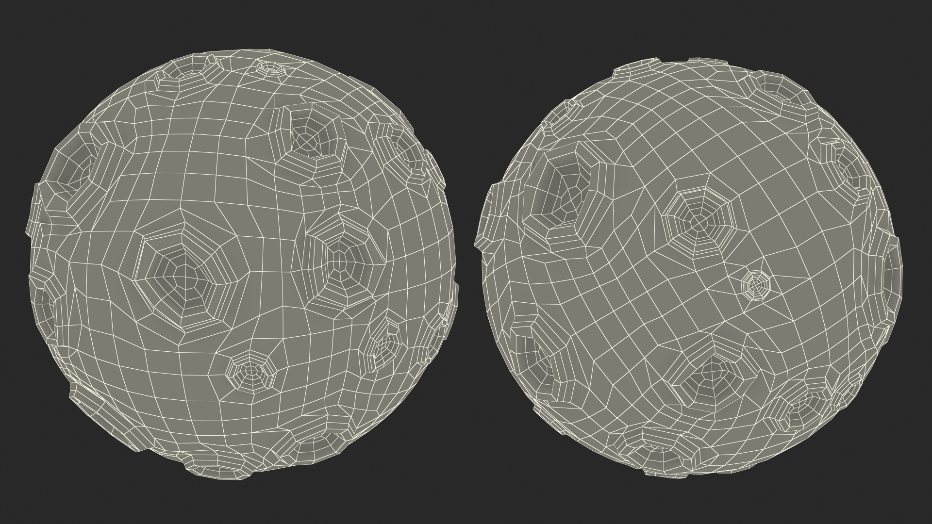 Cartoon Planet Moon 3D model