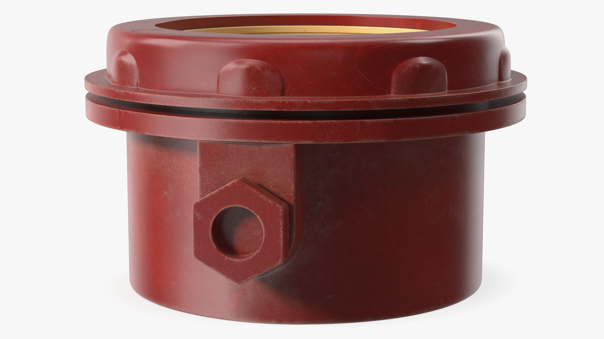 Vintage Alarm Red Button 3D model