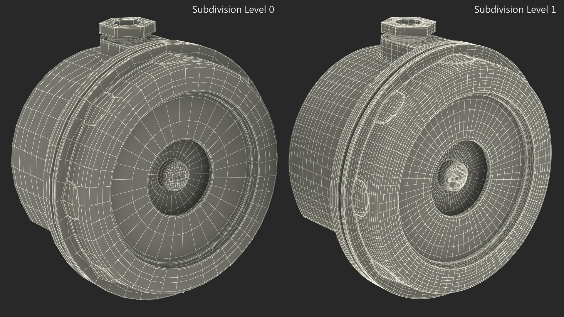 Vintage Alarm Red Button 3D model