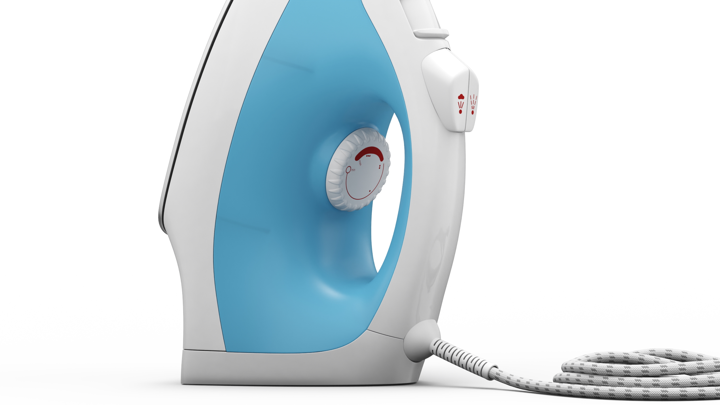 3D model Steam Iron Blue