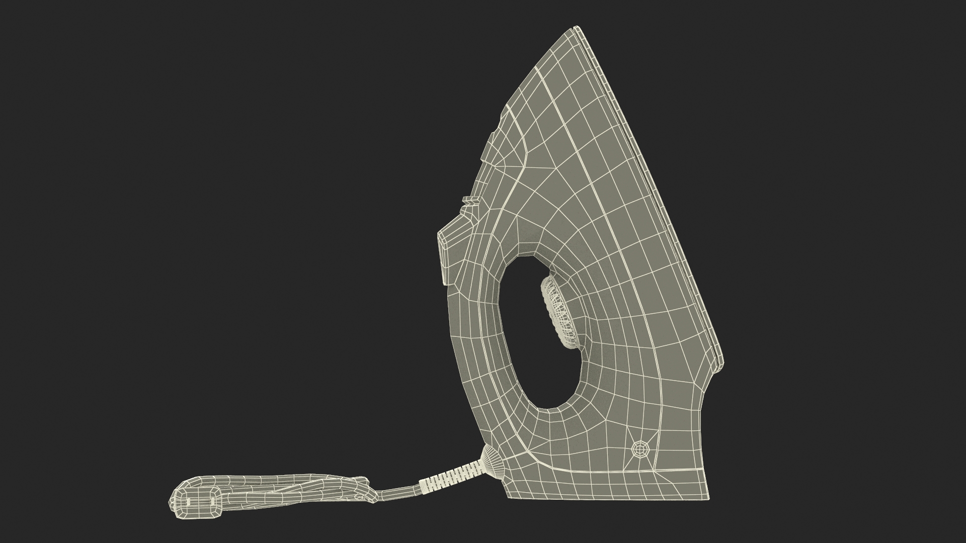 3D model Steam Iron Blue