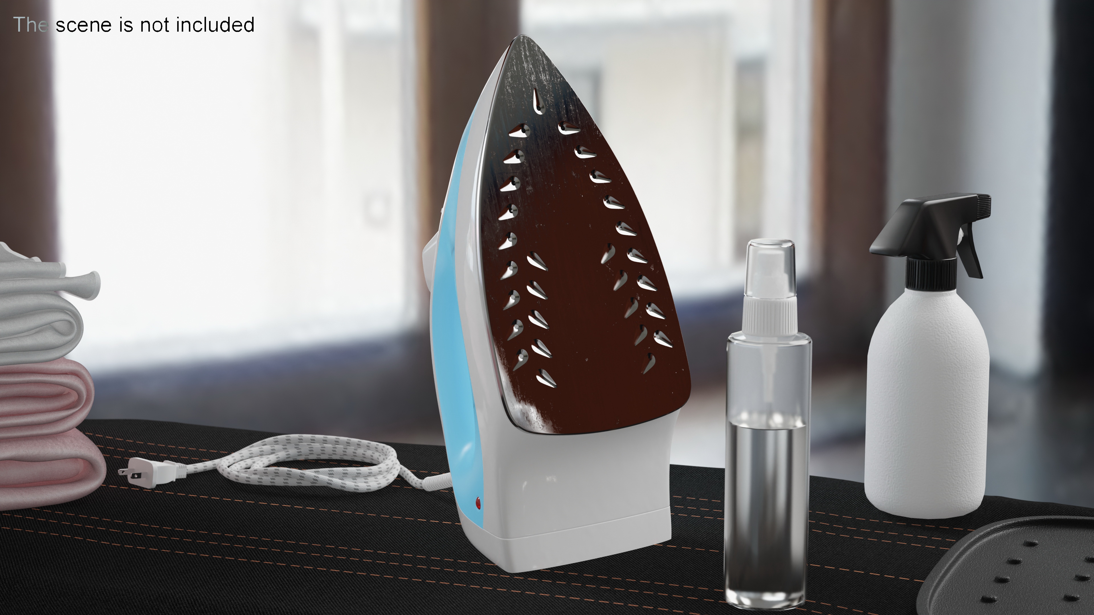 3D model Steam Iron Blue
