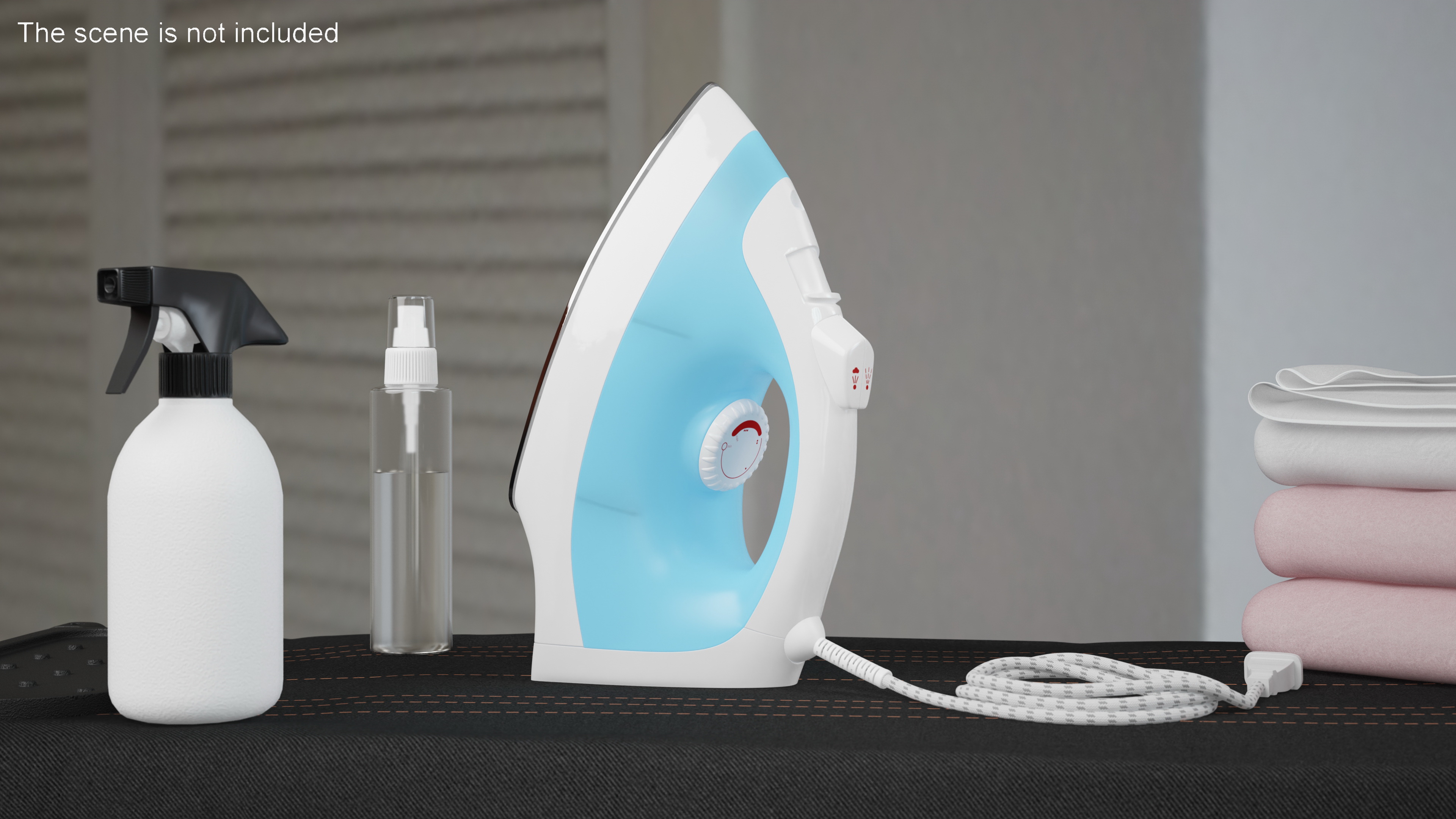 3D model Steam Iron Blue