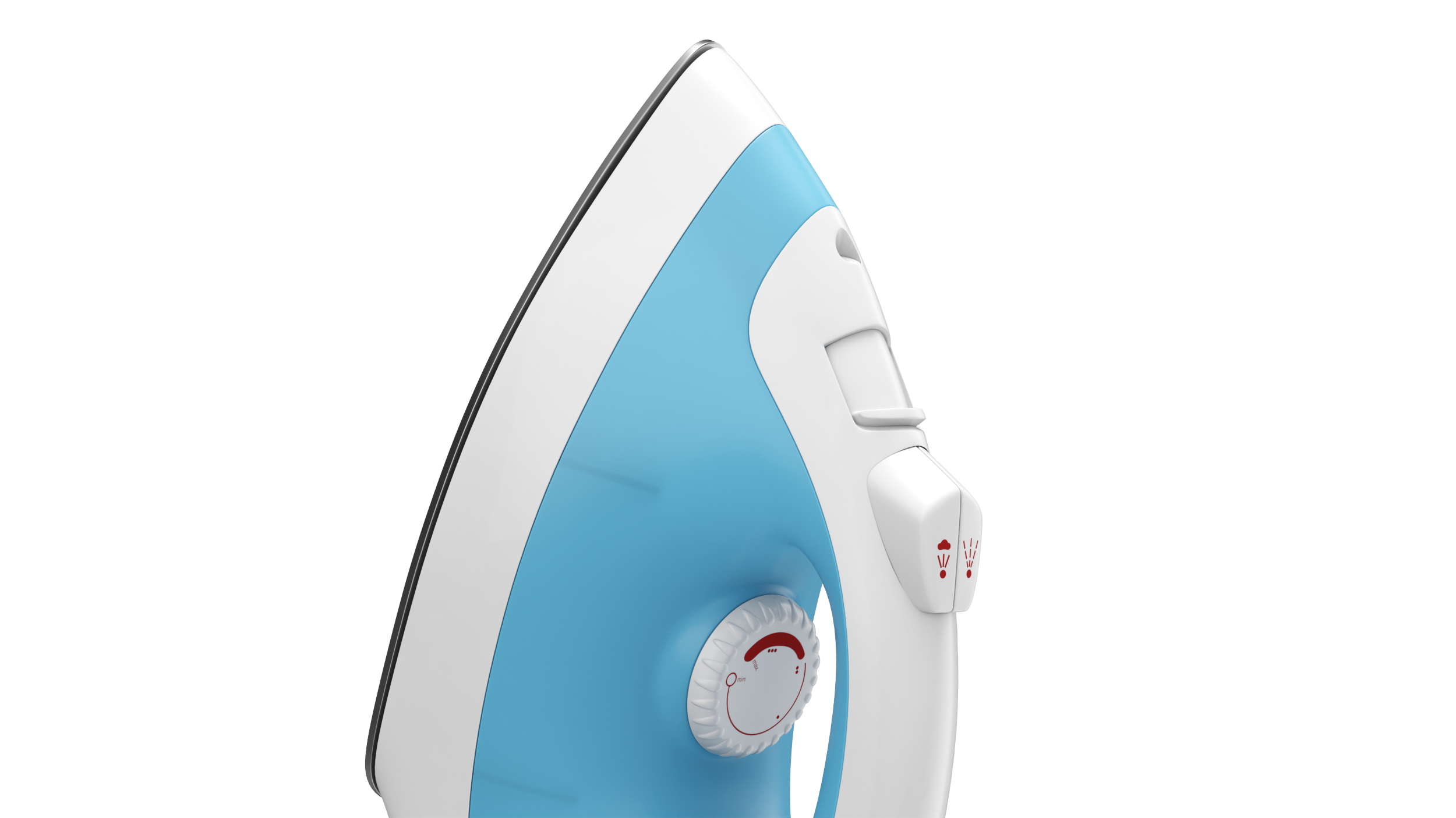 3D model Steam Iron Blue