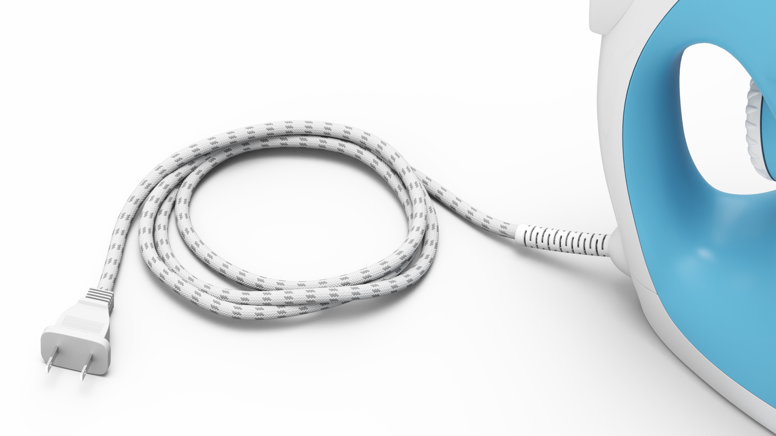 3D model Steam Iron Blue