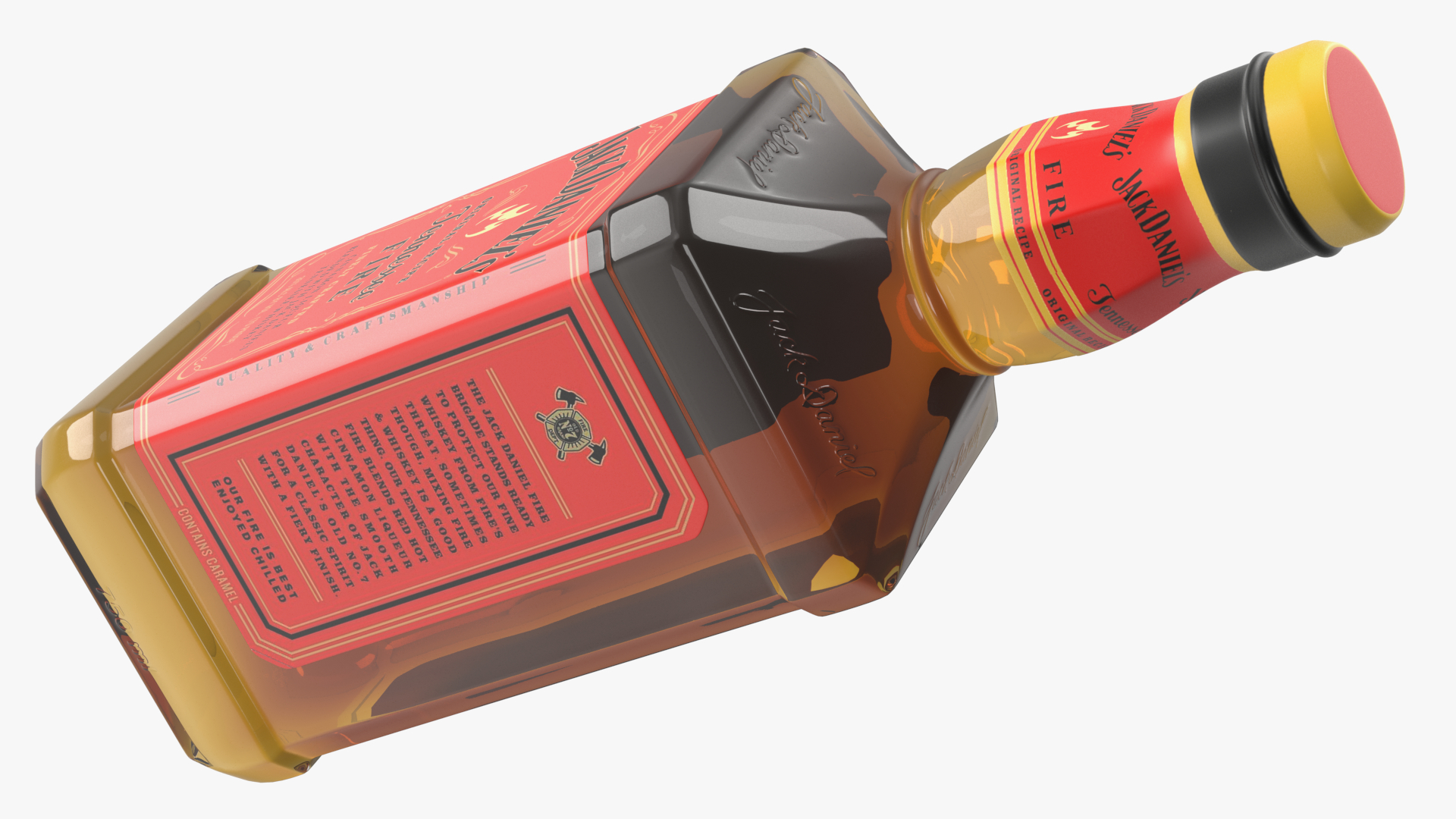 3D model Jack Daniels Tennessee Fire Whiskey