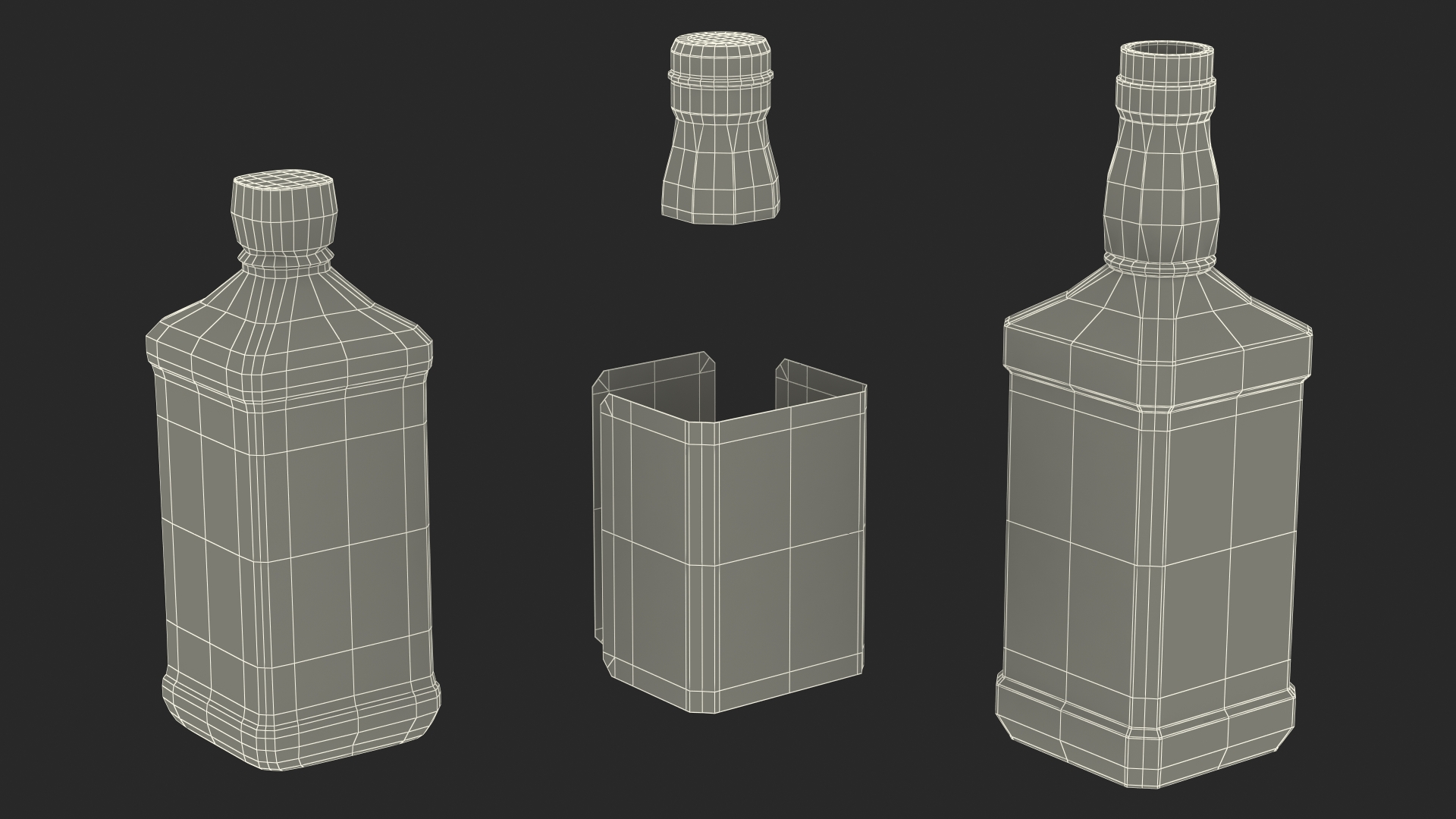 3D model Jack Daniels Tennessee Fire Whiskey