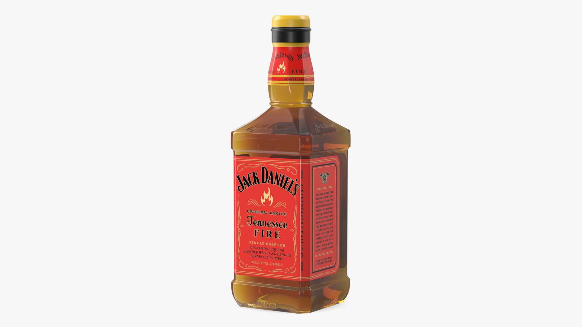 3D model Jack Daniels Tennessee Fire Whiskey