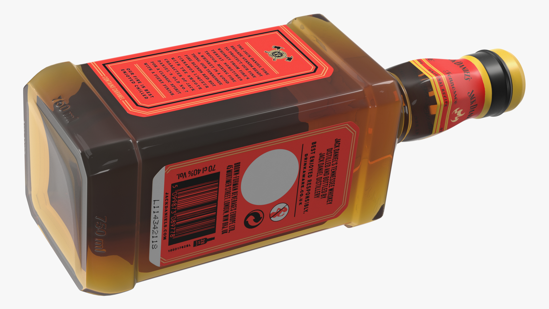 3D model Jack Daniels Tennessee Fire Whiskey