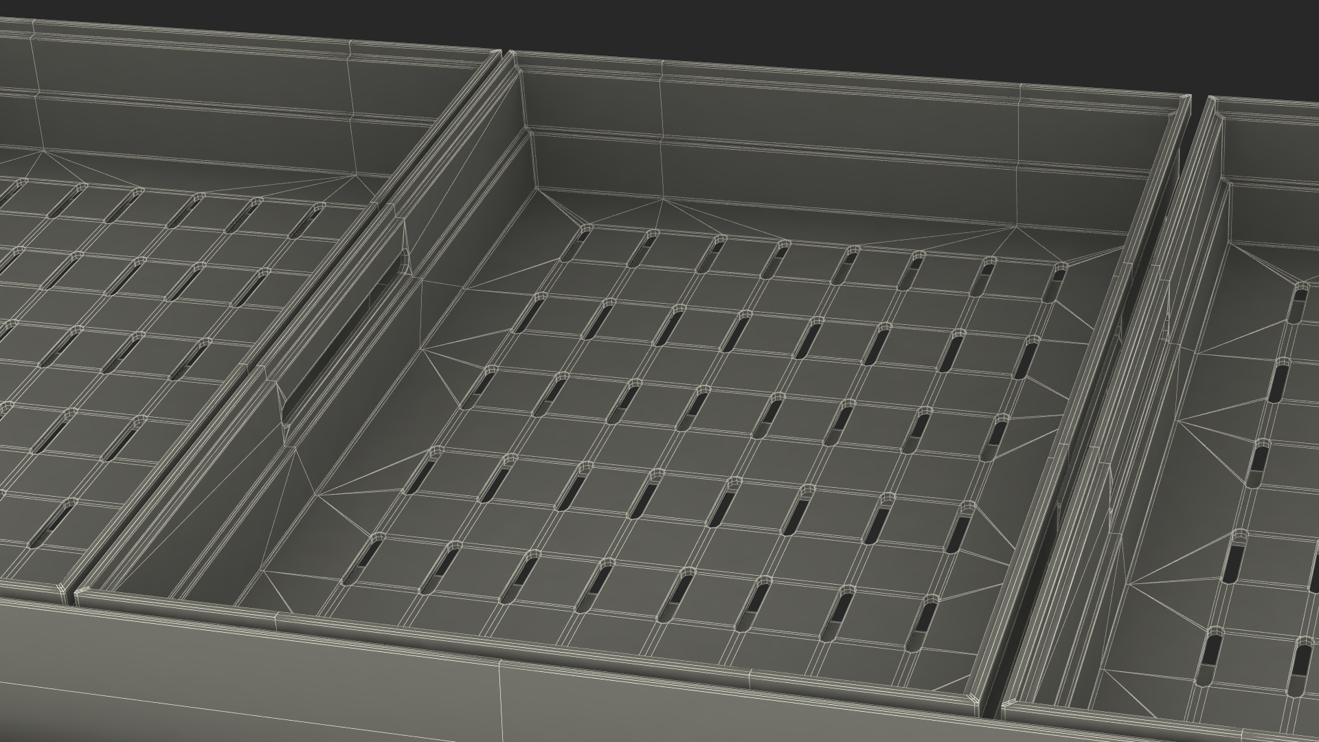 3D model Grocery Display Rack