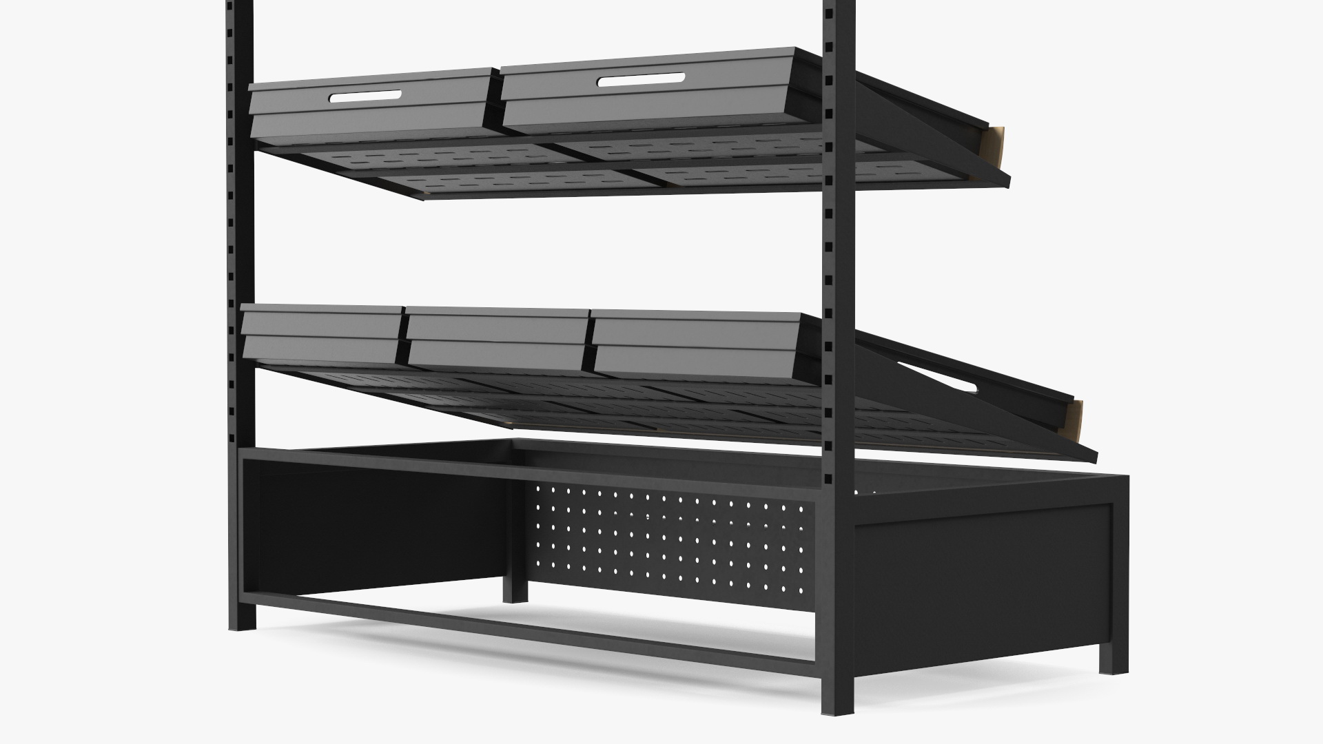 3D model Grocery Display Rack