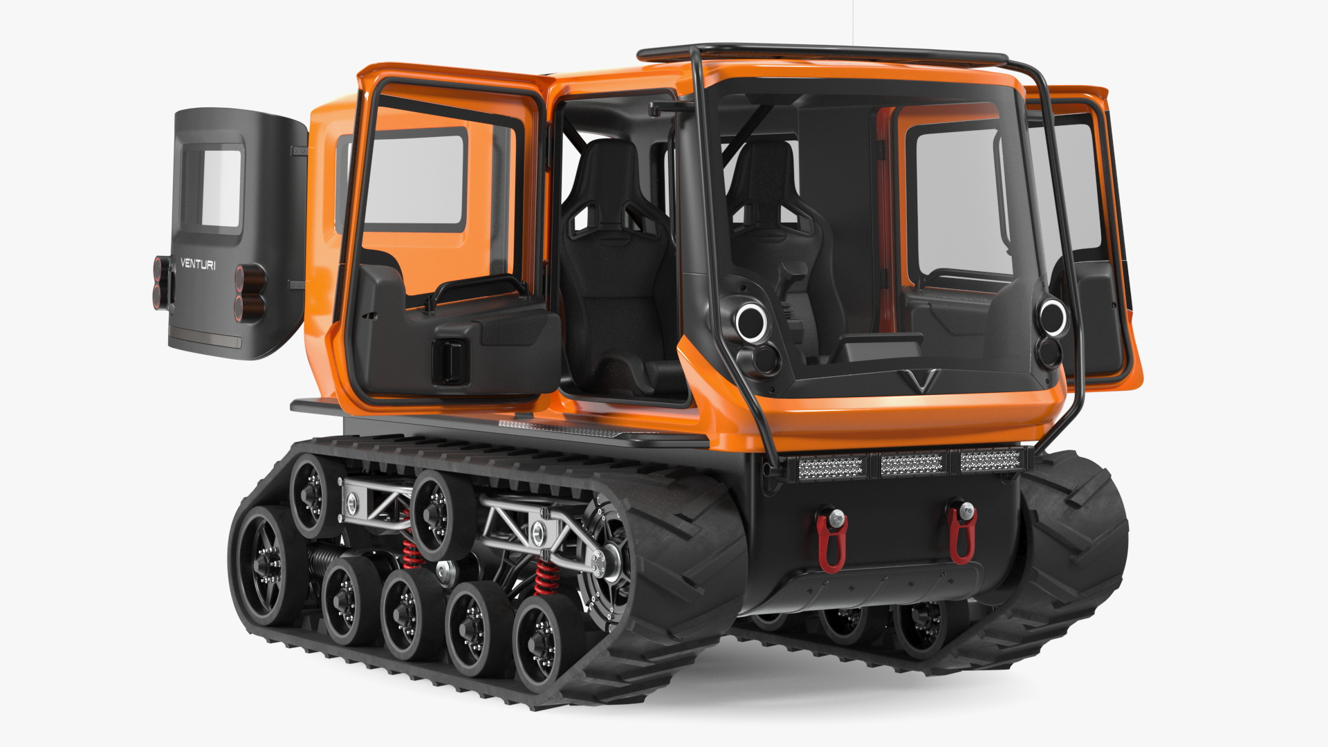 3D Polar Vehicle Venturi Antarctica Rigged for Cinema 4D model