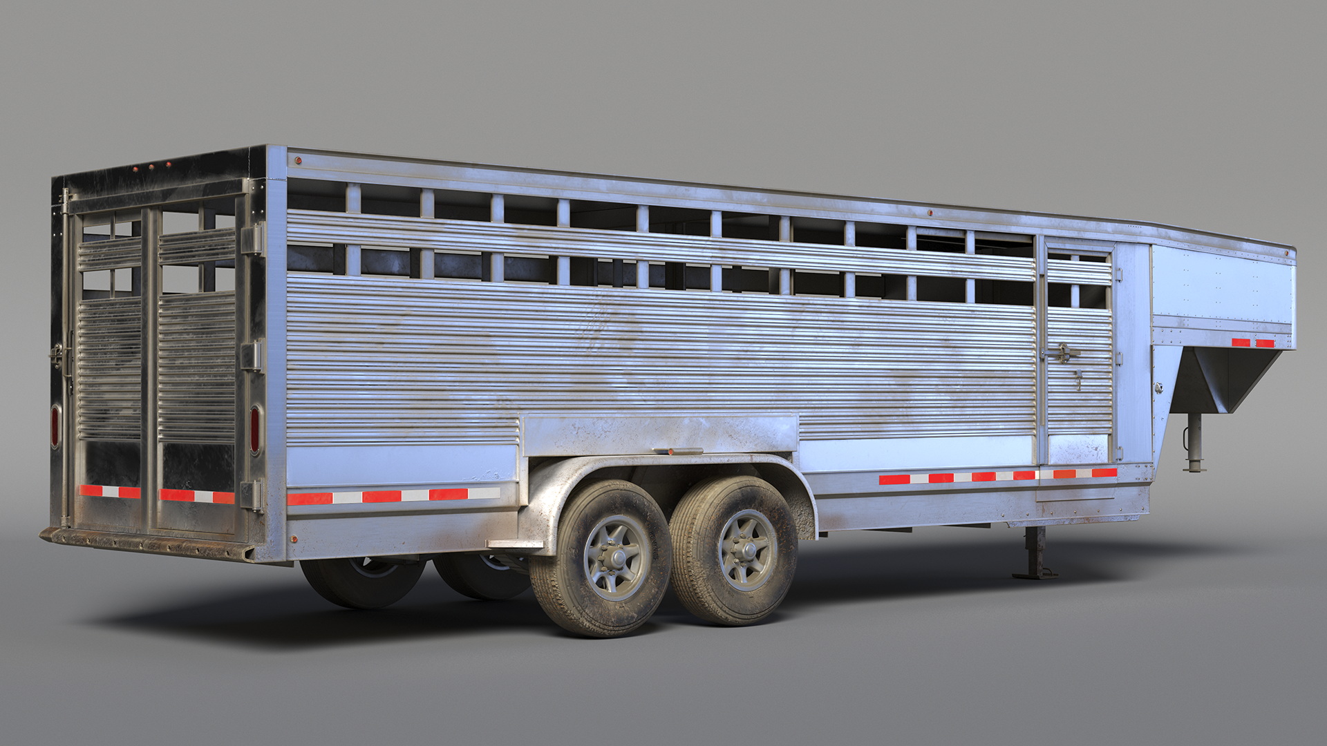 Livestock Transport Trailer Used 3D