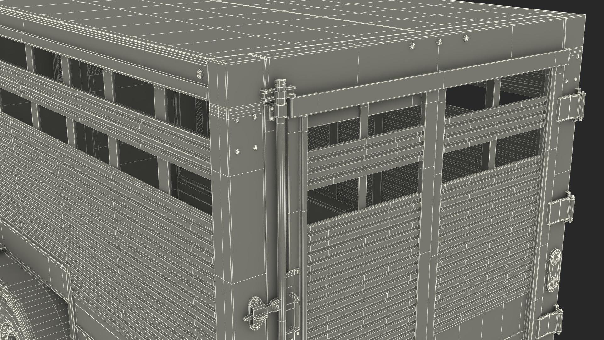 Livestock Transport Trailer Used 3D