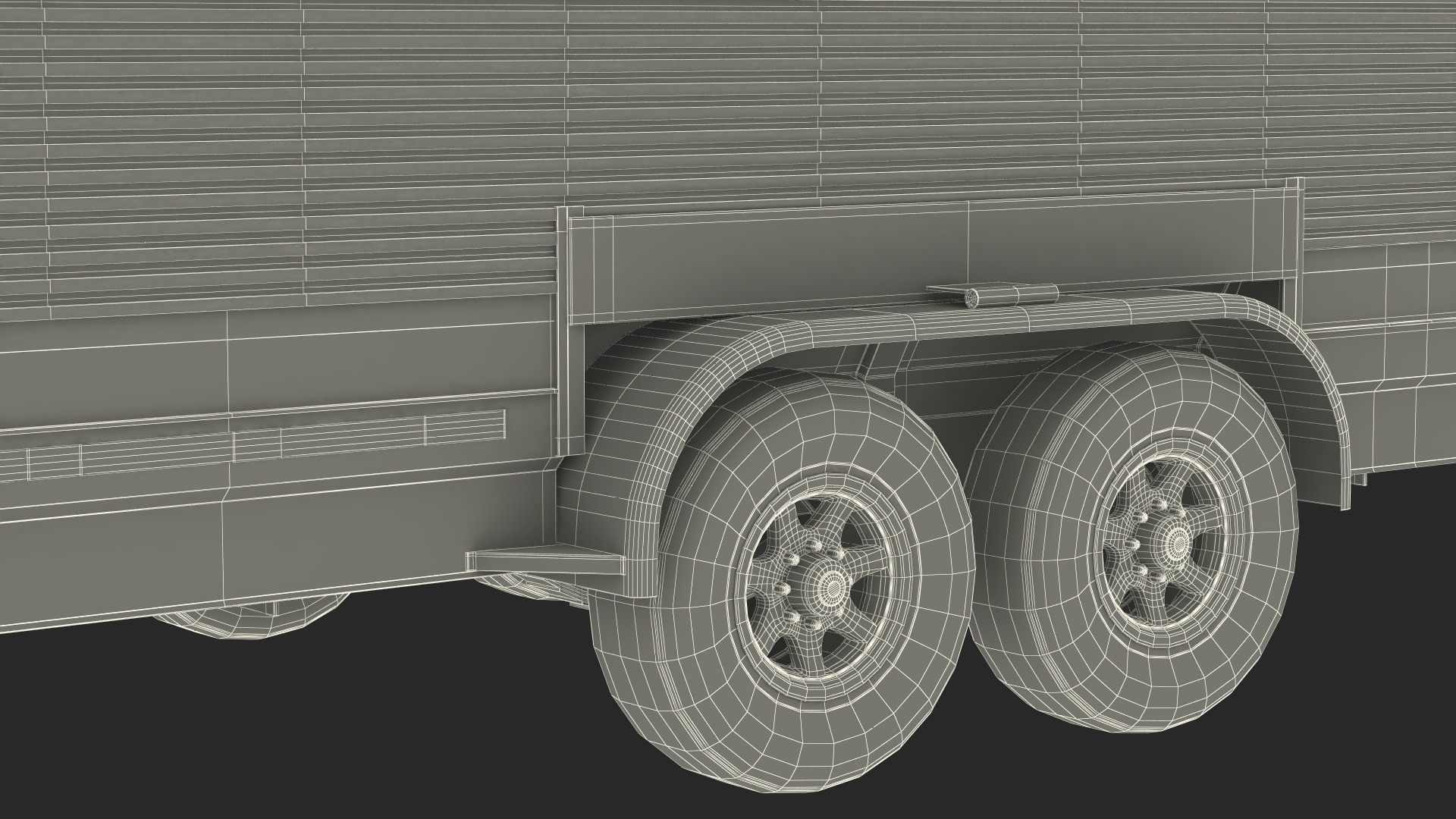 Livestock Transport Trailer Used 3D
