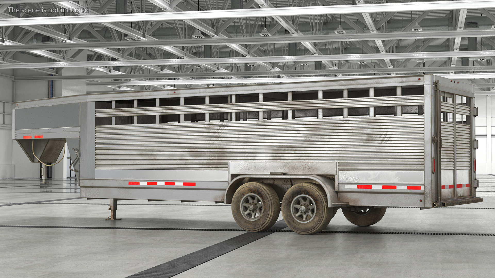 Livestock Transport Trailer Used 3D