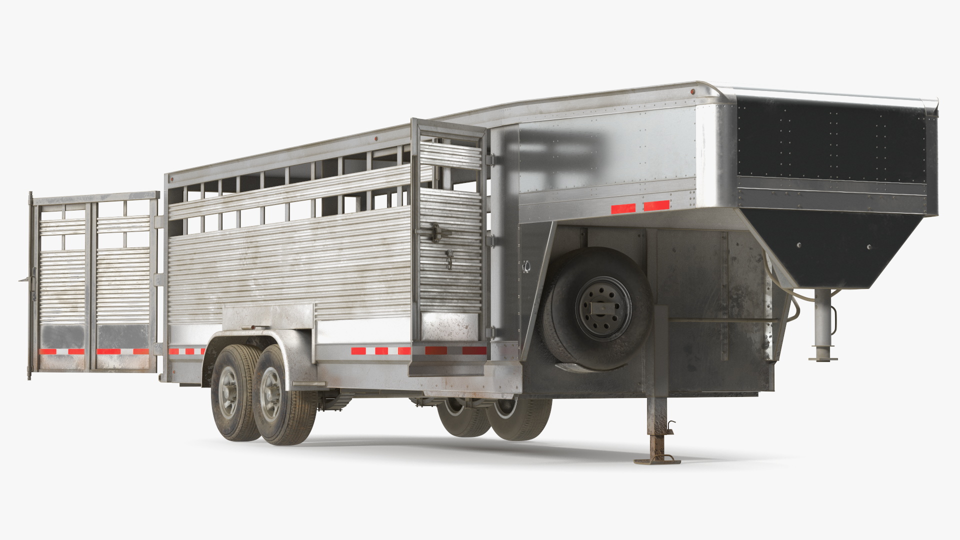 Livestock Transport Trailer Used 3D