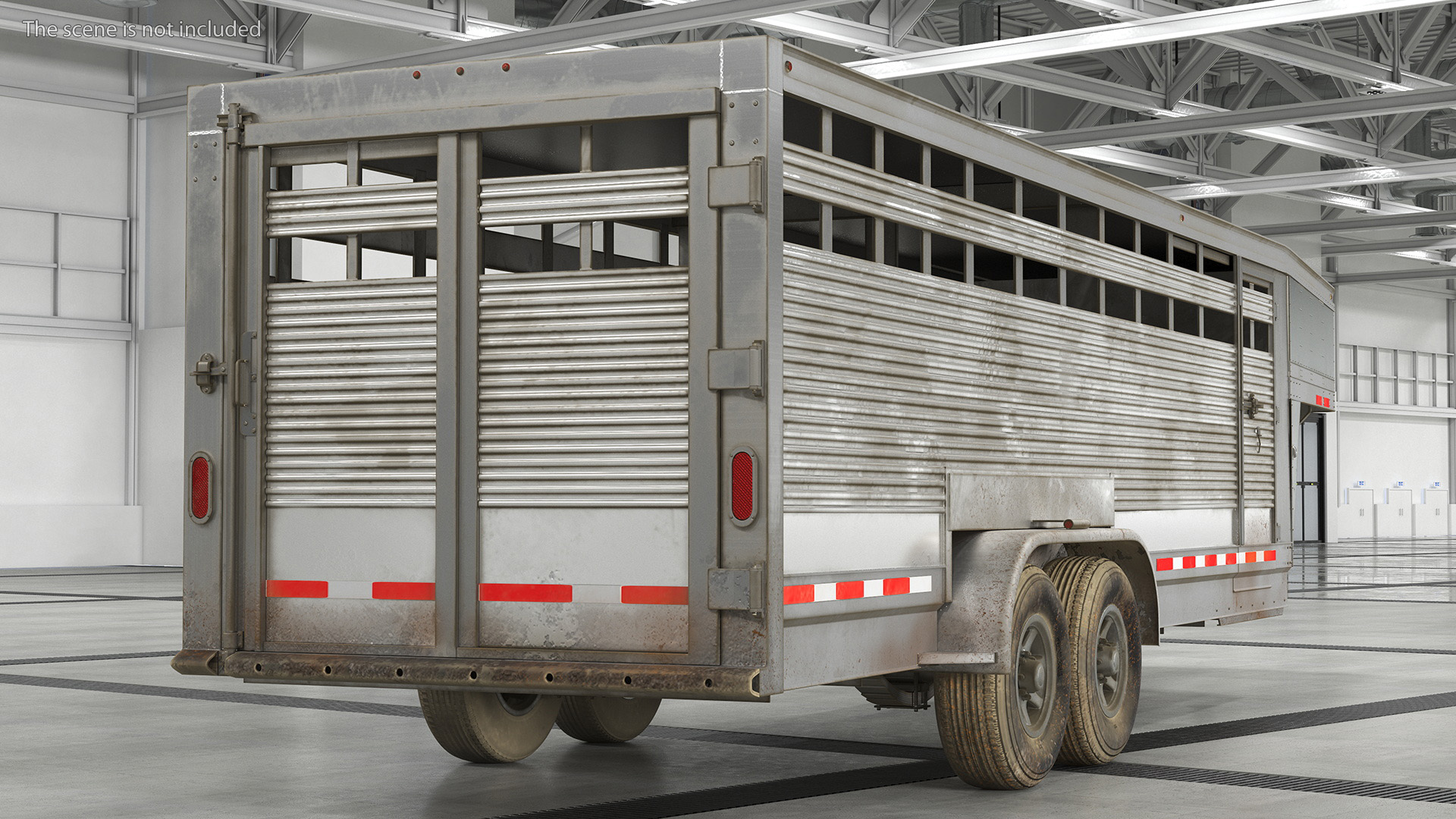 Livestock Transport Trailer Used 3D