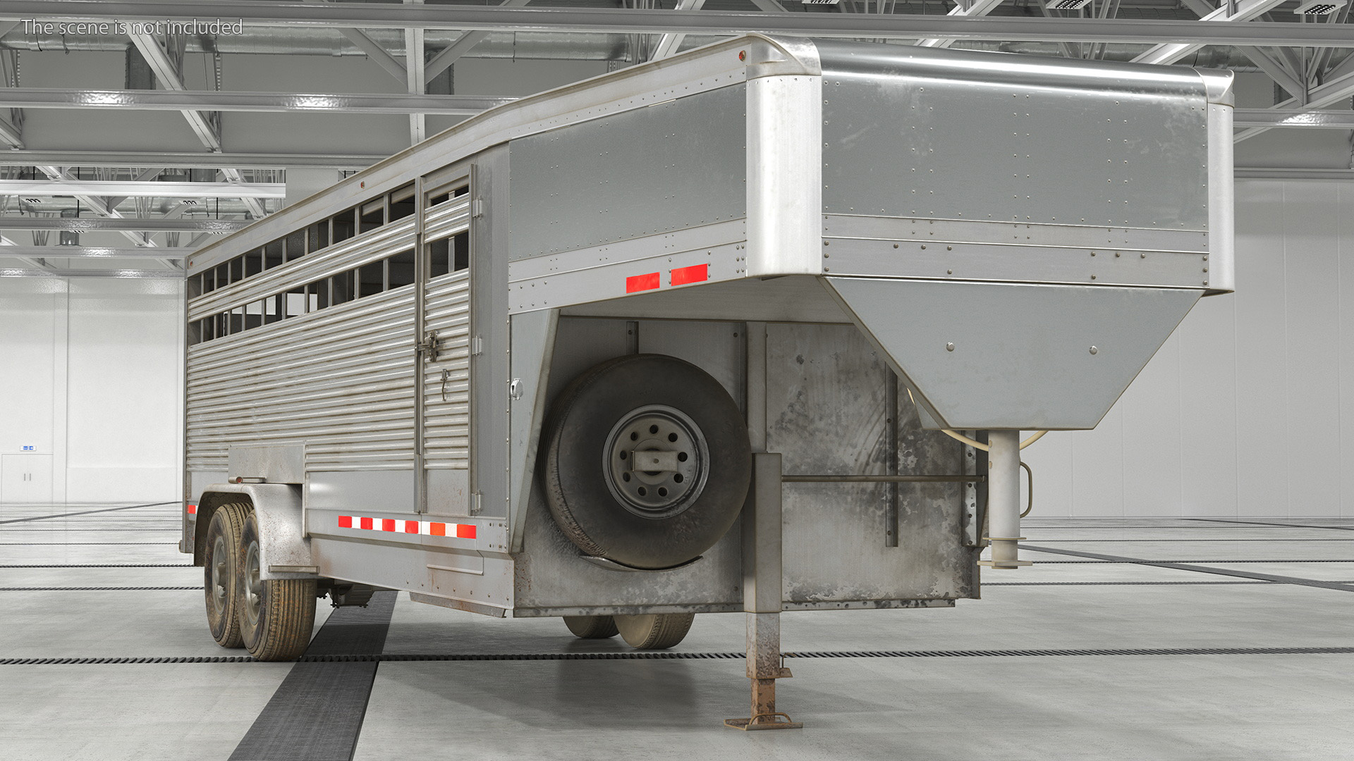 Livestock Transport Trailer Used 3D