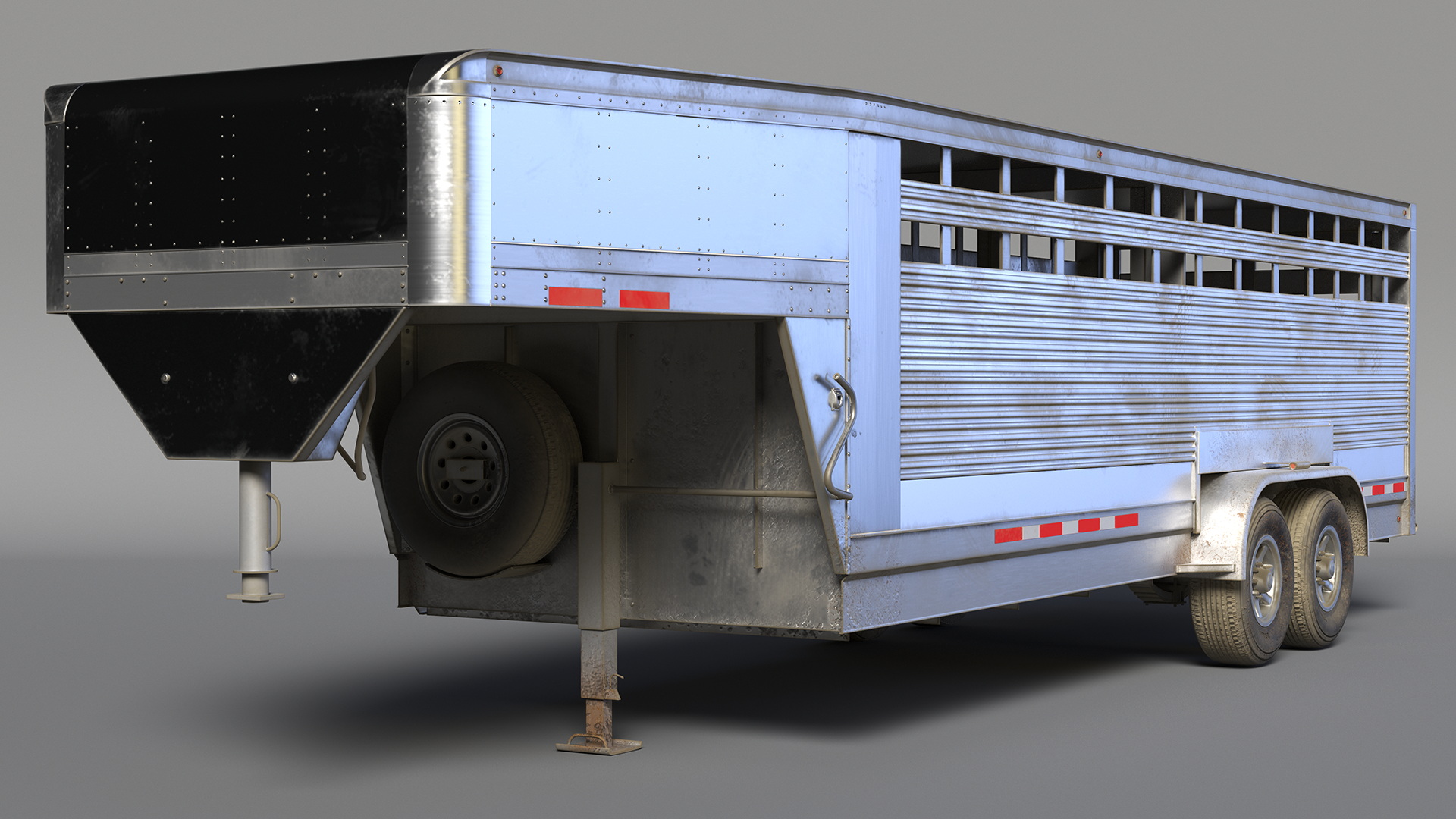 Livestock Transport Trailer Used 3D