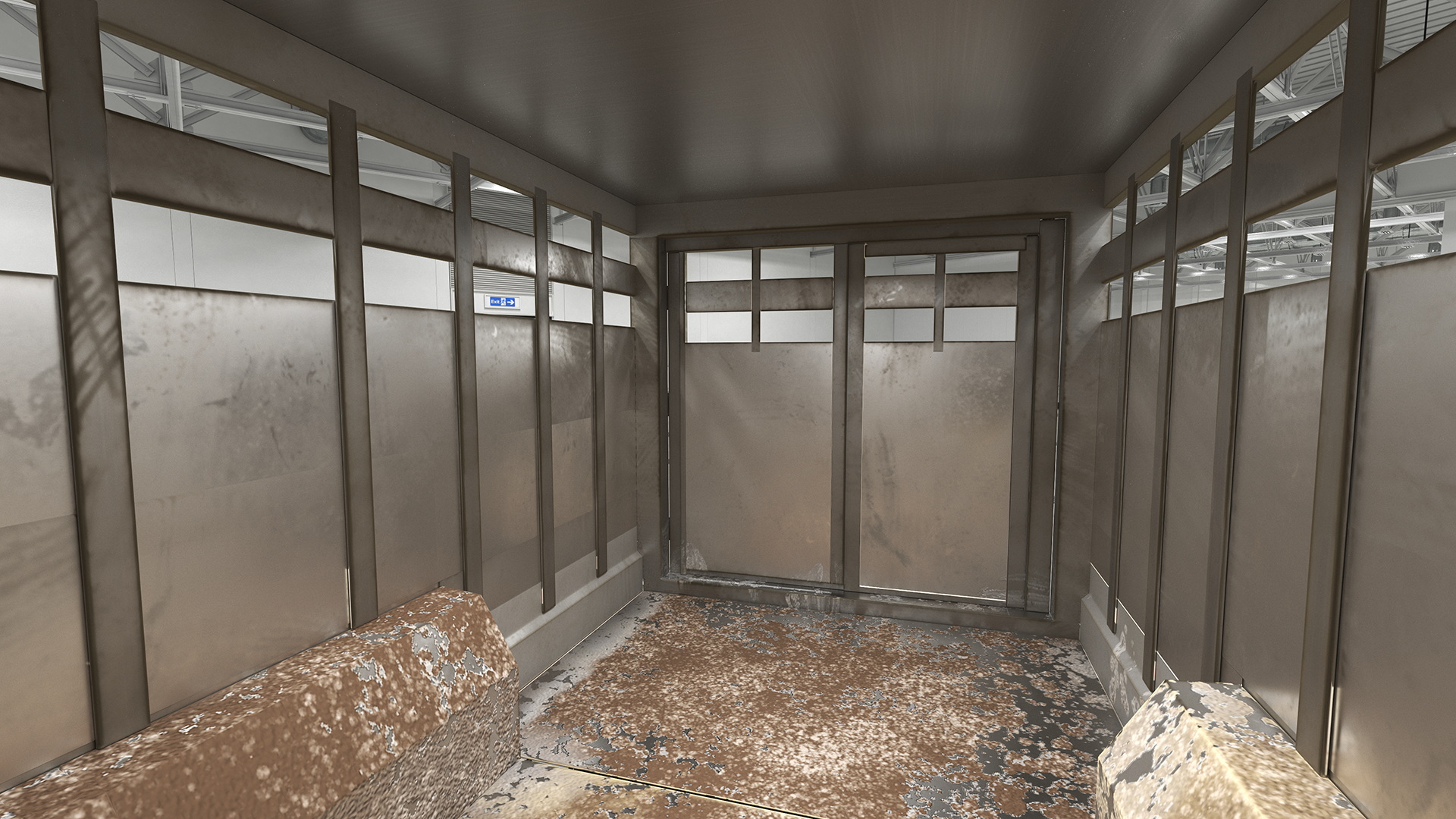 Livestock Transport Trailer Used 3D