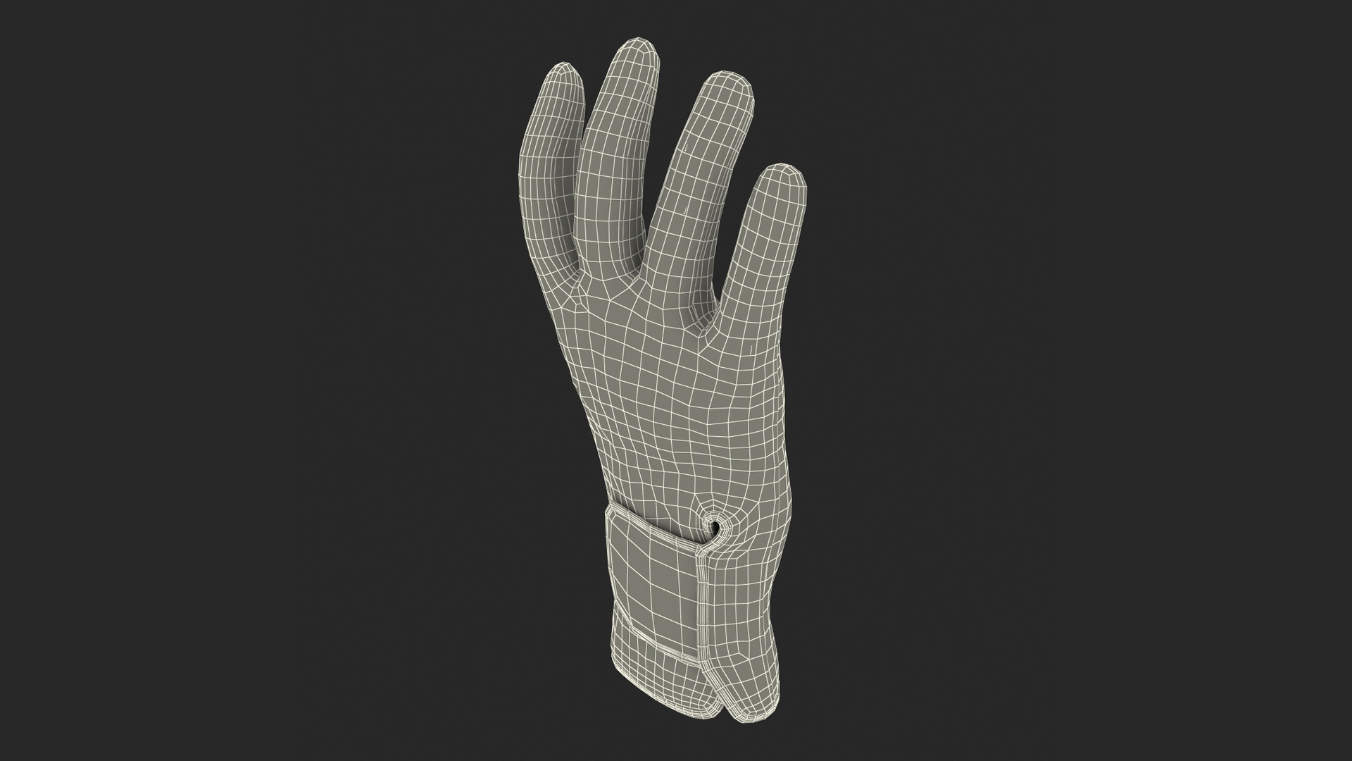 3D model Golf Glove