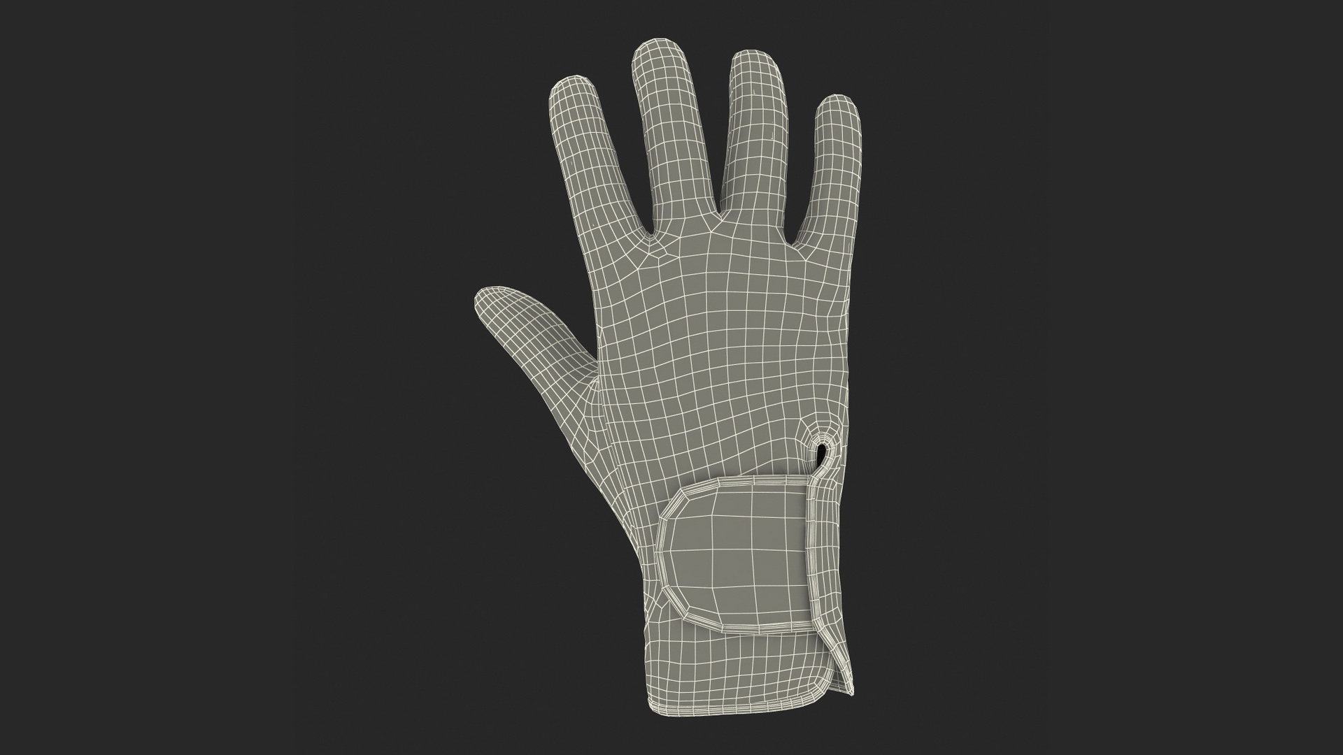 3D model Golf Glove