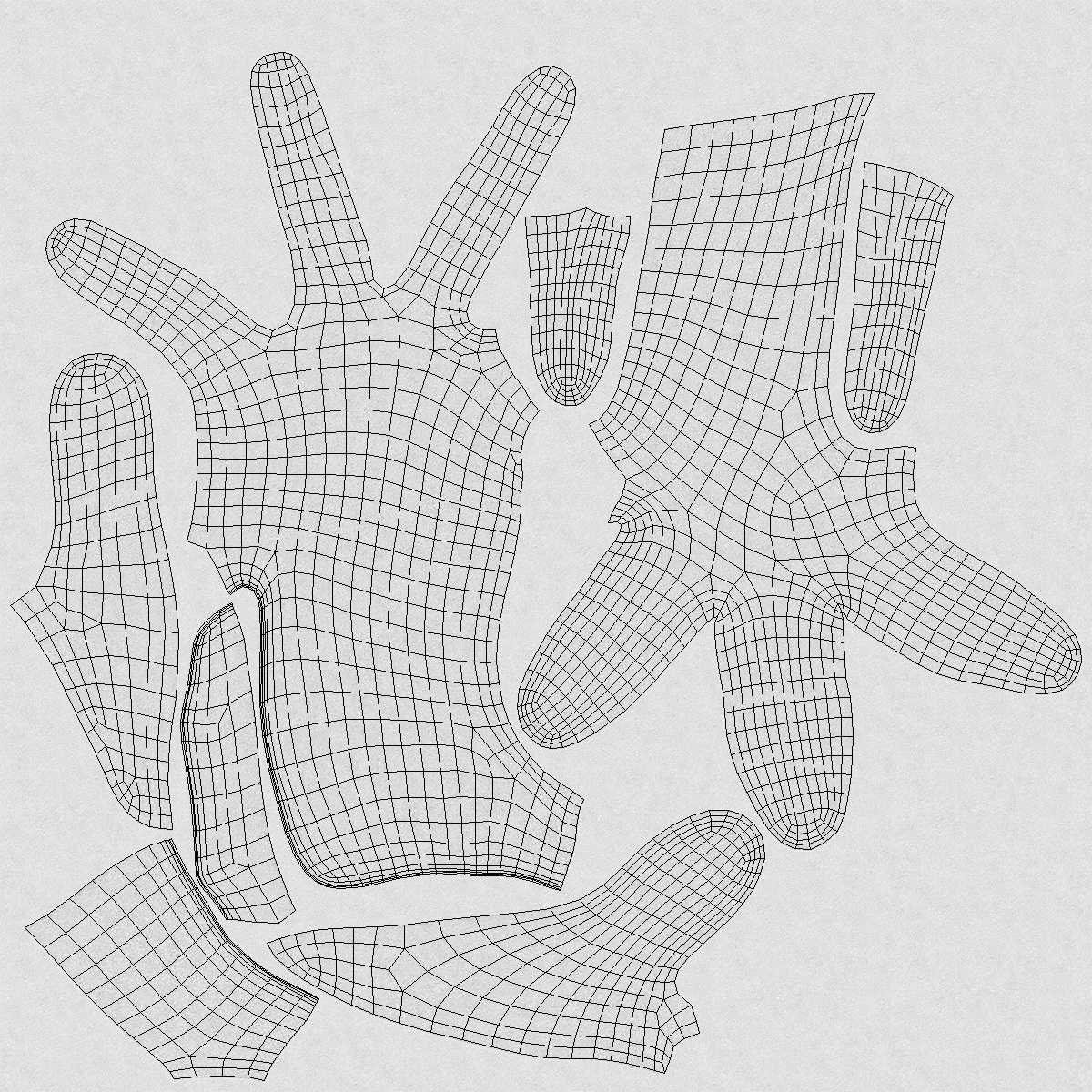 3D model Golf Glove