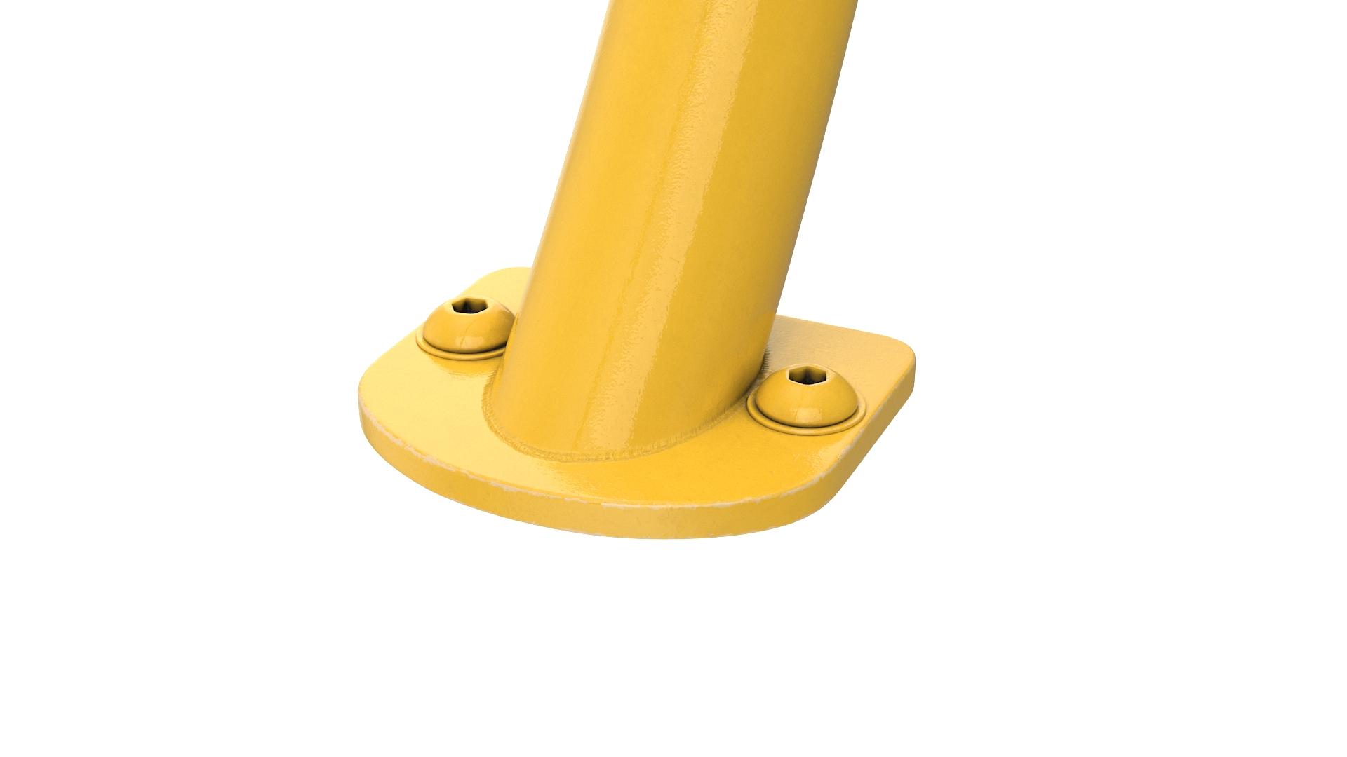 Street Bicycle Parking Yellow 3D model