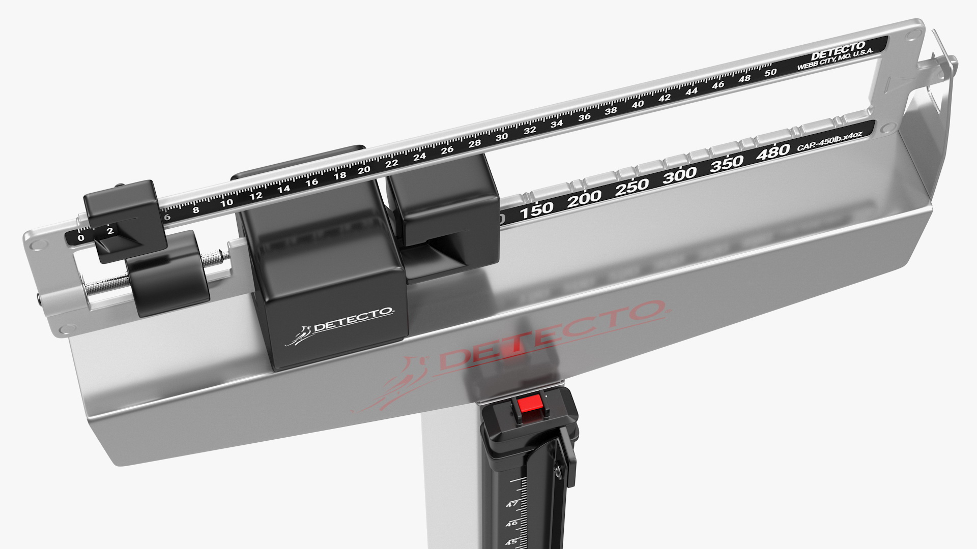 Detecto Physician Weigh Beam Eye Level Scale 3D model